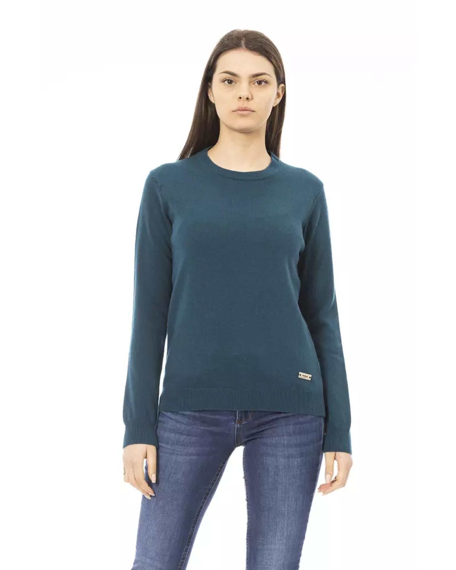 Baldinini Monogram Long Sleeve Crewneck Sweater S Women Main image