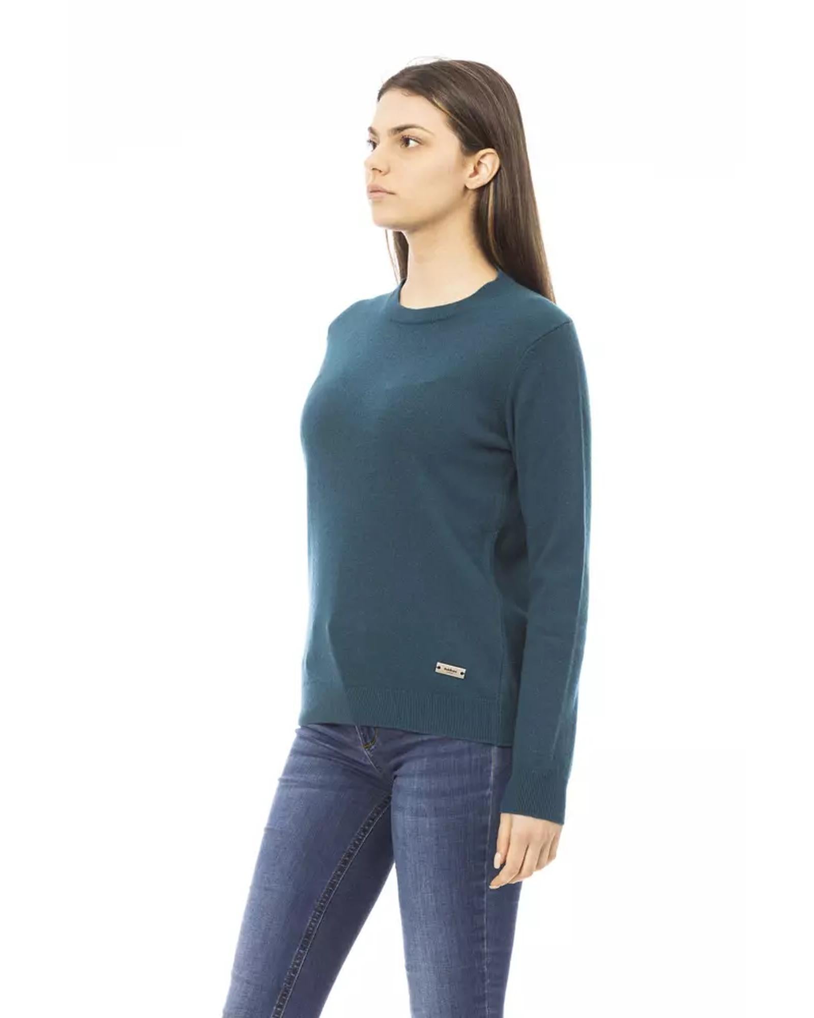 Baldinini Monogram Long Sleeve Crewneck Sweater S Women Secondary image