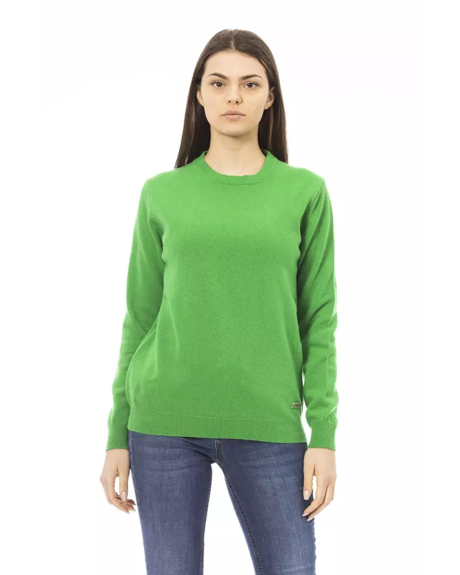 Baldinini Monogram Long Sleeve Crewneck Sweater S Women Main image