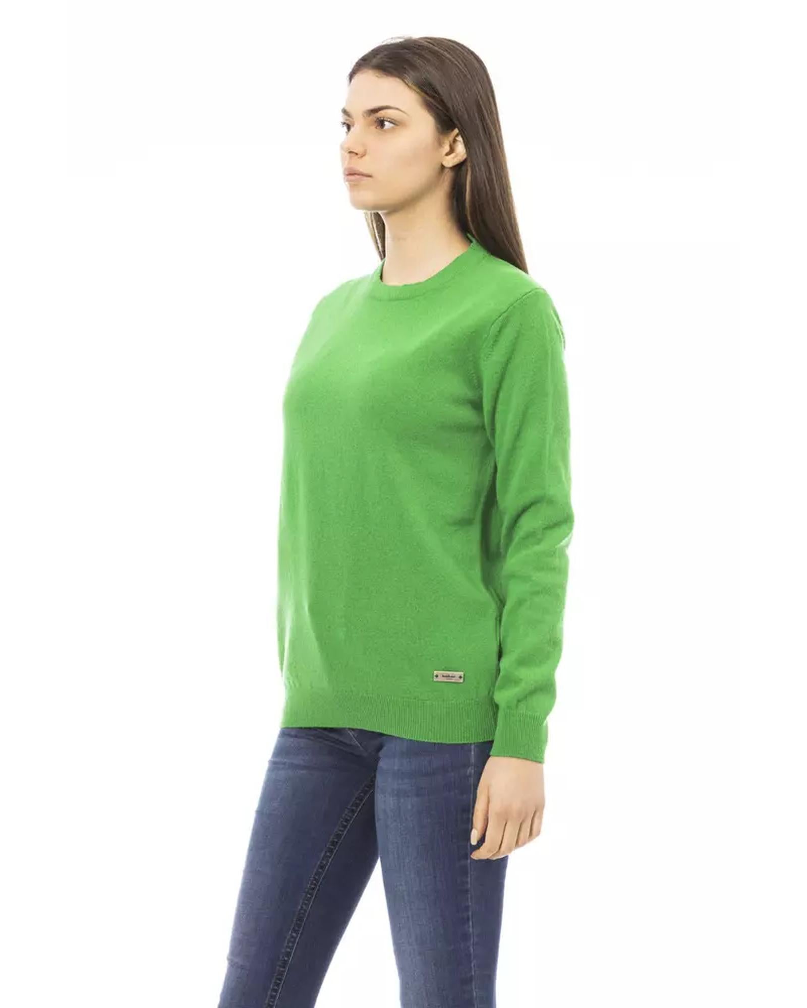 Baldinini Monogram Long Sleeve Crewneck Sweater S Women Secondary image