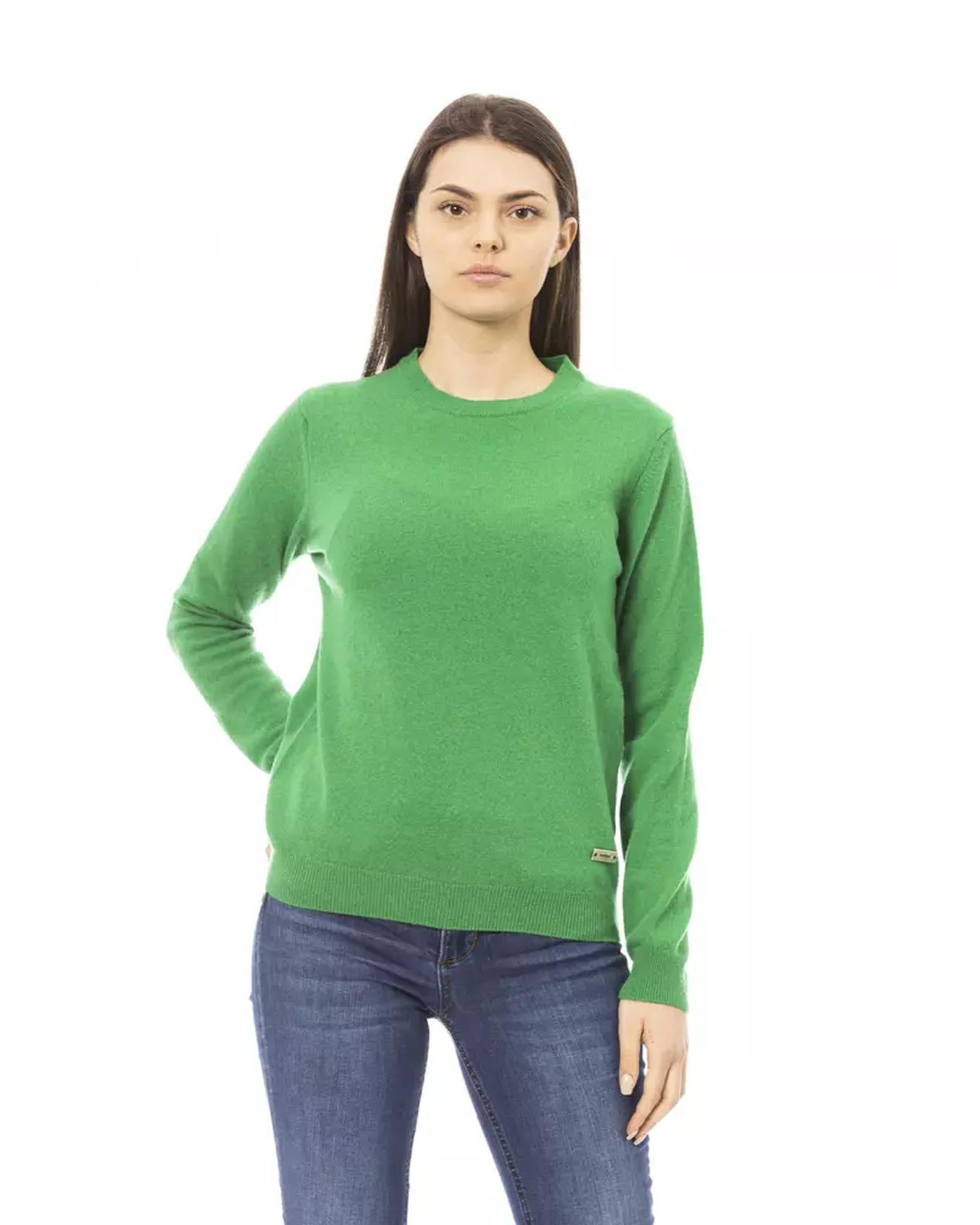 Baldinini Metal Monogram Crewneck Sweater S Women Main image