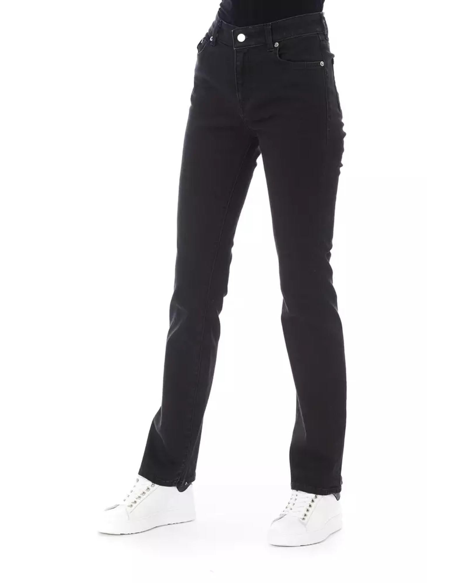 Logoed Button Regular Jeans with Tricolor Insert W30 US Women Secondary image