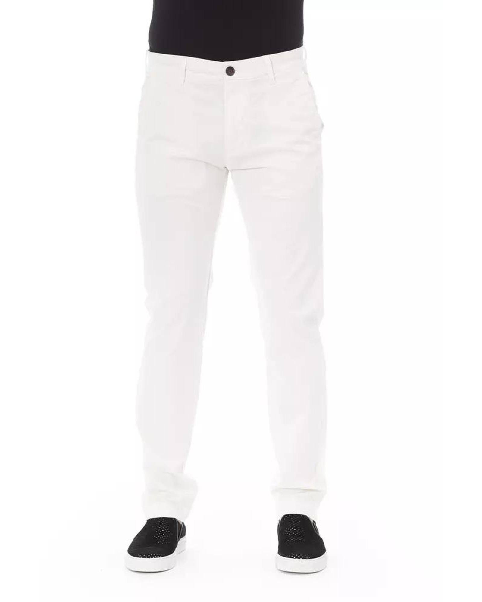 Baldinini Trend Men's White Cotton Jeans & Pant - W32 US Main image