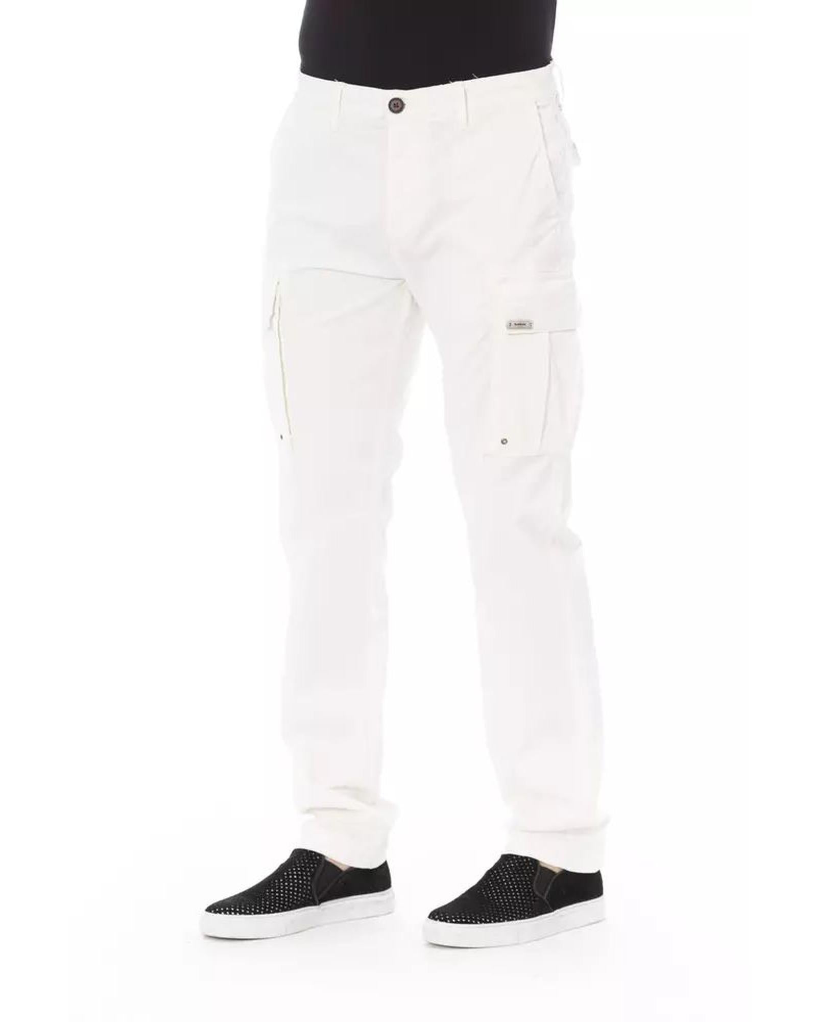 Baldinini Trend Men's White Cotton Jeans & Pant - W34 US Secondary image