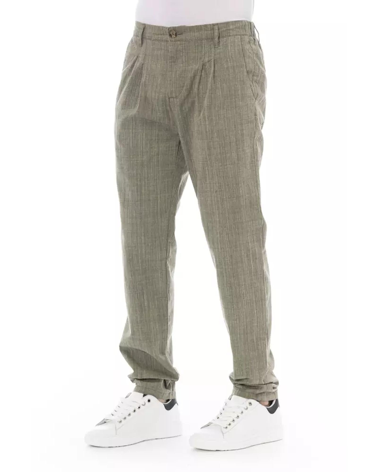 Front Zipper and Button Closure Chino Trousers 44 IT Men Secondary image