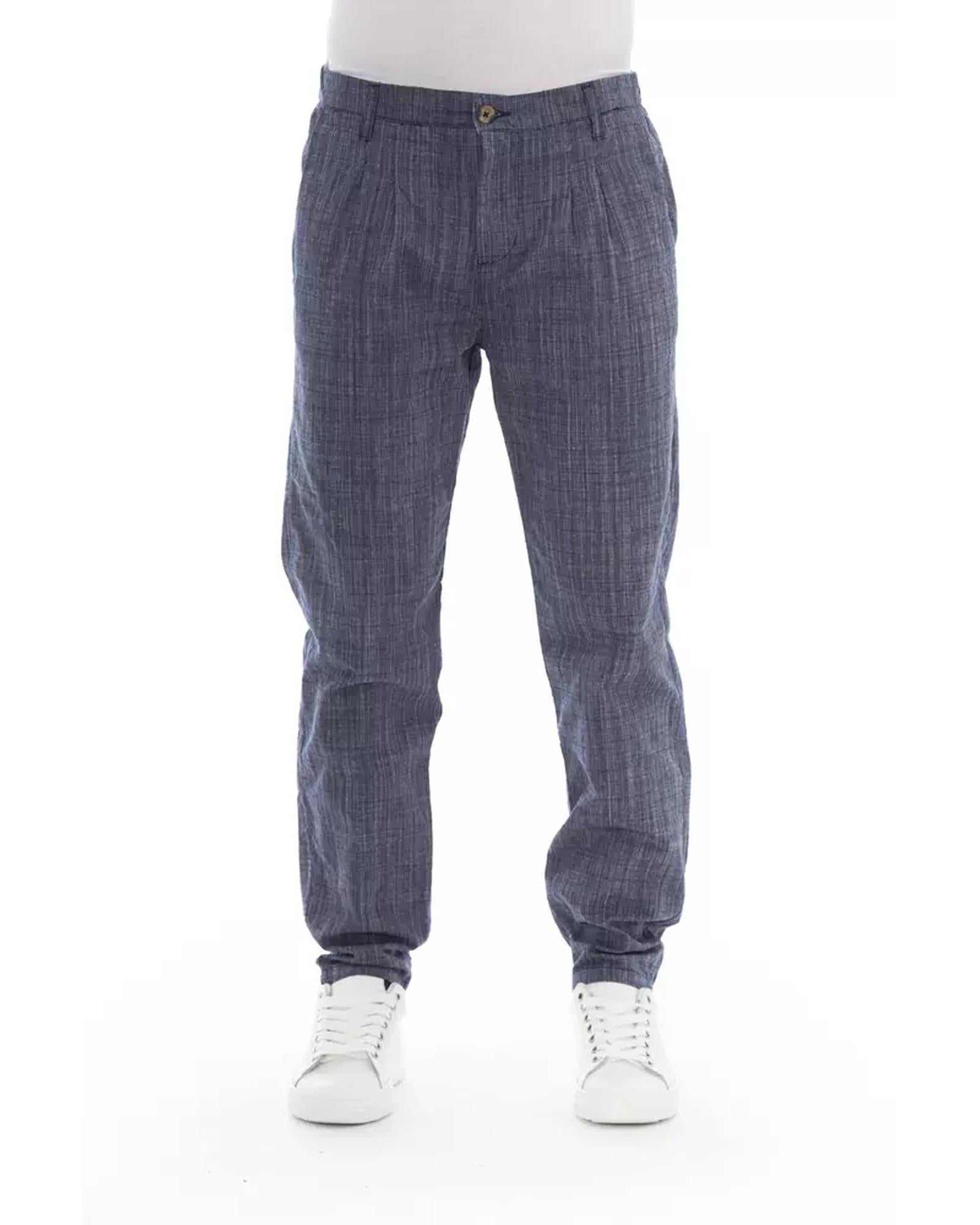 Front Zipper and Button Closure Chino Trousers 48 IT Men Main image