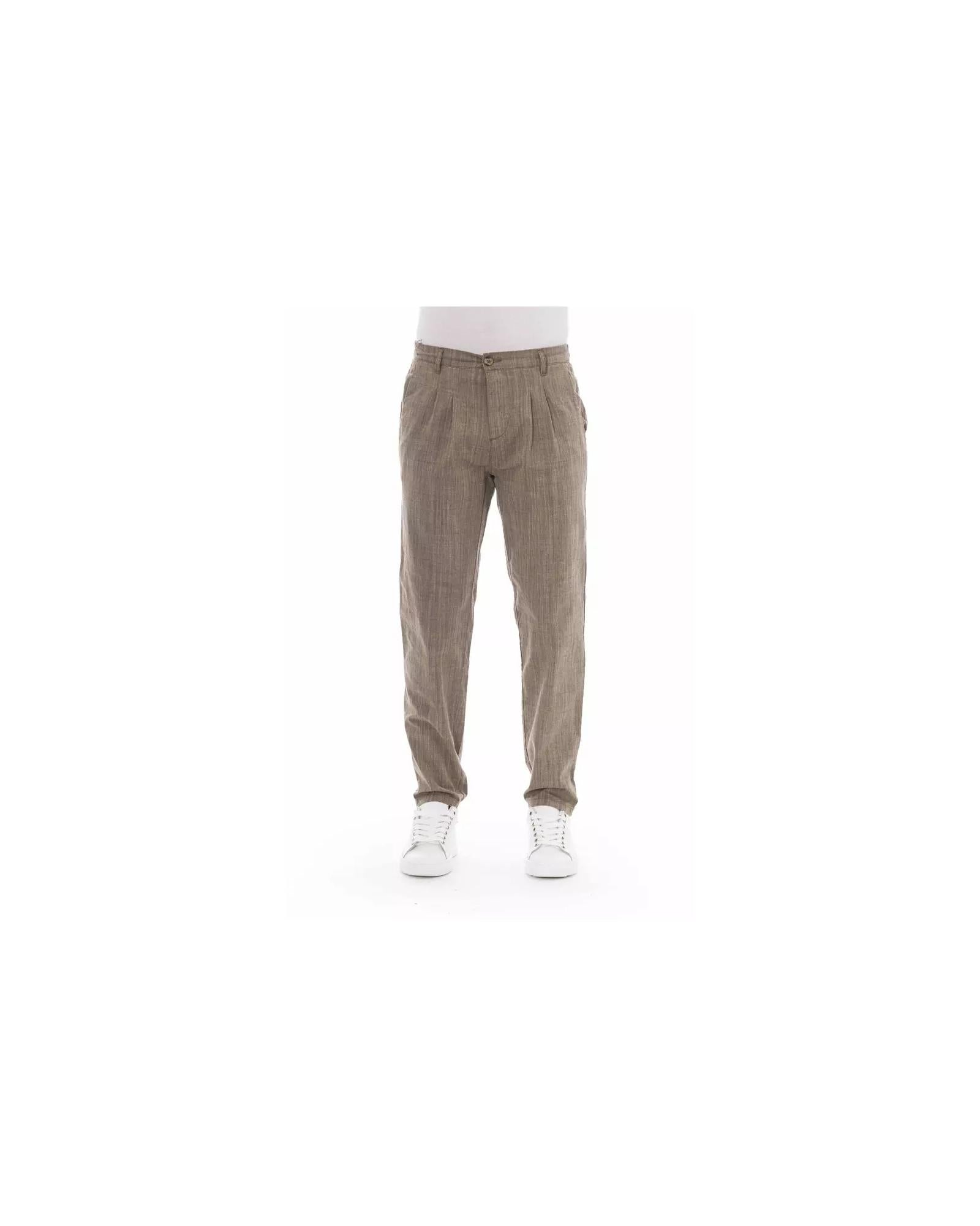 Front Zipper and Button Closure Chino Trousers 46 IT Men Main image