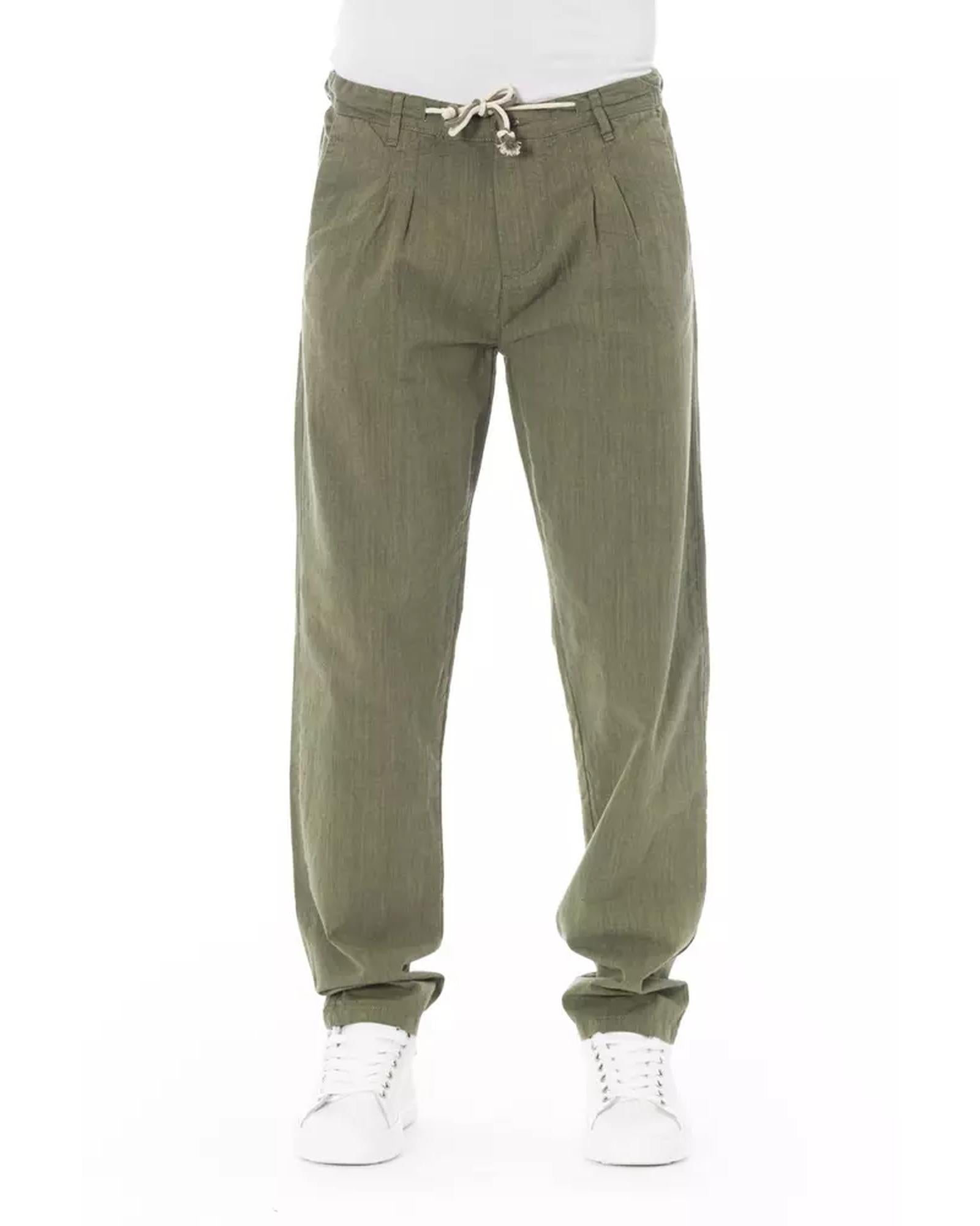 Front Zipper and Button Closure Chino Trousers 46 IT Men Main image