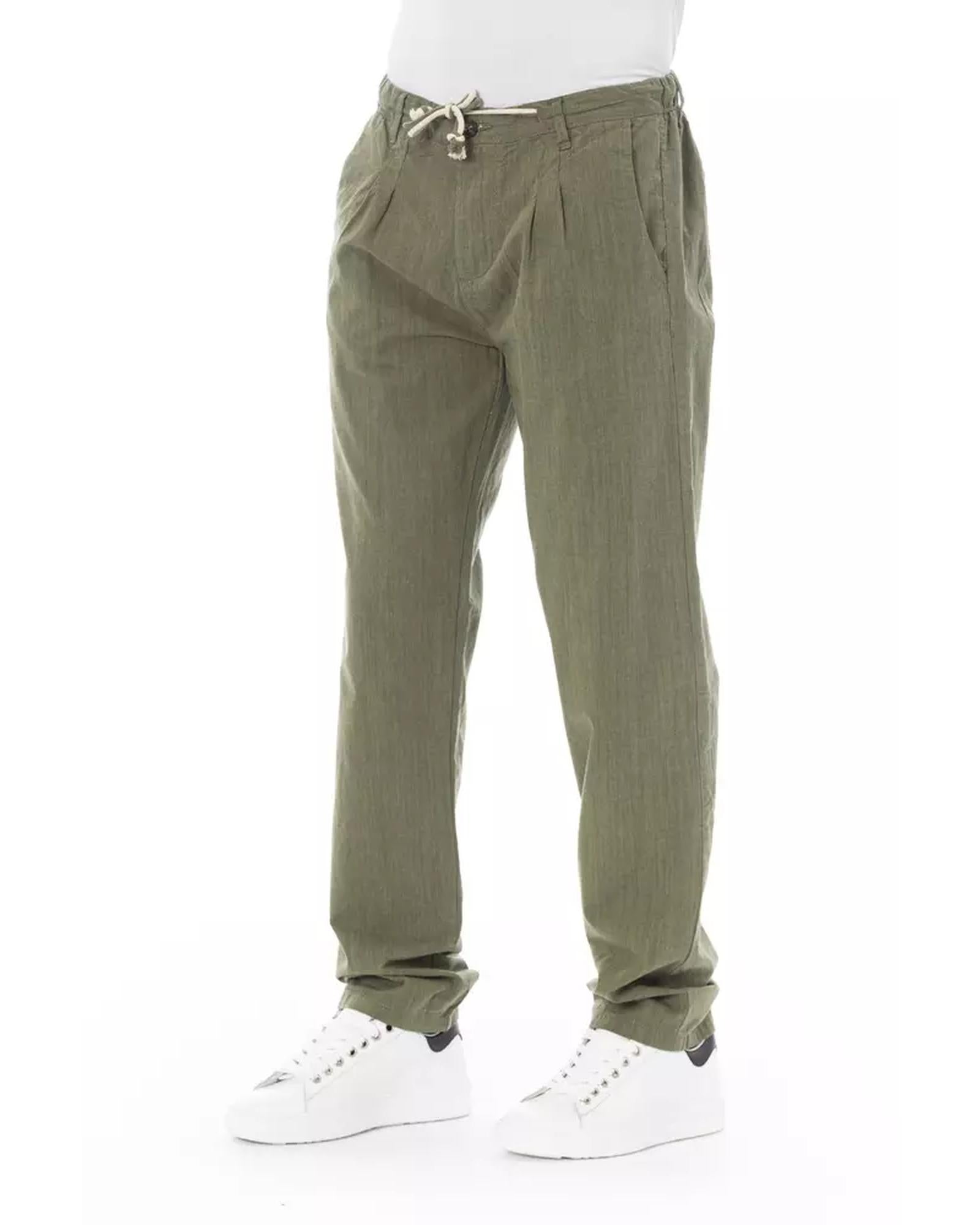 Front Zipper and Button Closure Chino Trousers 48 IT Men Secondary image