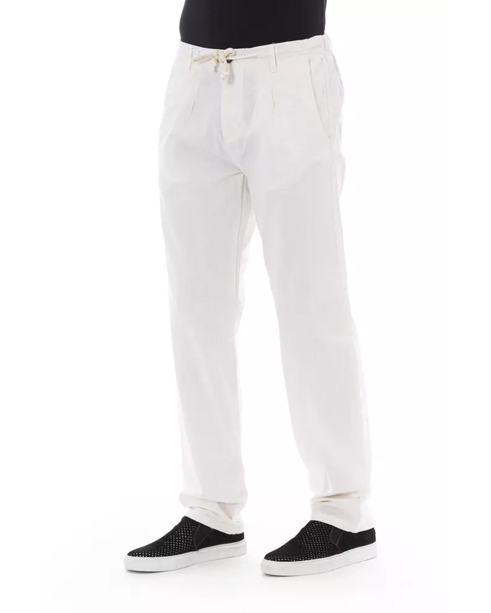 Front Zipper Chino Trousers with Side and Back Pockets 44 IT Men Secondary image