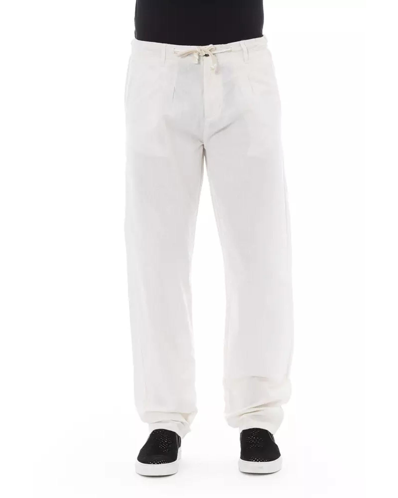 Front Zipper Chino Trousers with Side and Back Pockets 48 IT Men Main image