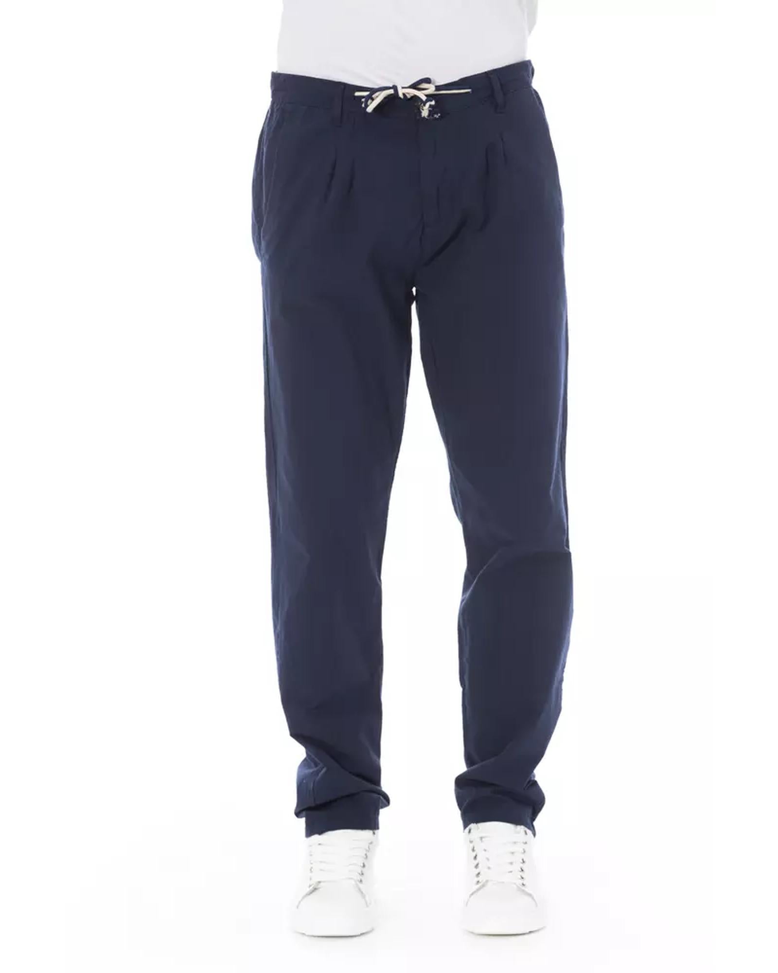 Drawstring Closure Chino Trousers with Side and Back Pockets 46 IT Men Main image
