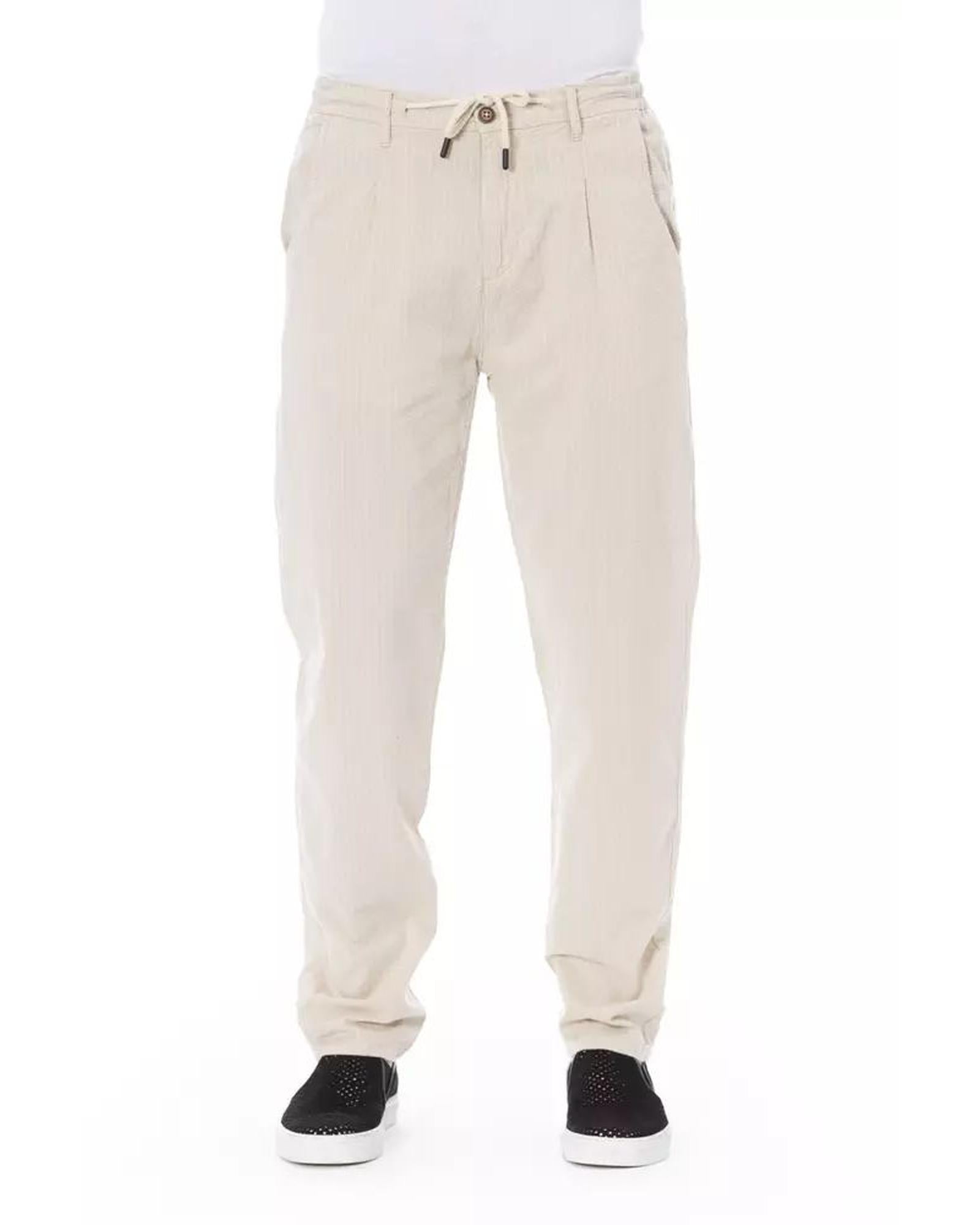 Baldinini Trend Men's Beige Cotton Jeans & Pant - W34 US Main image
