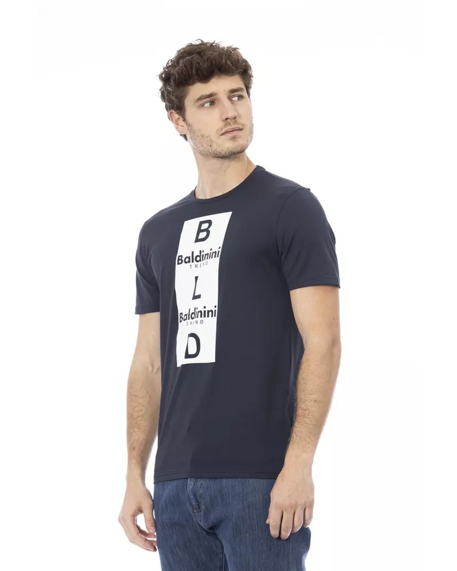 Short Sleeve T-shirt with Front Print L Men Secondary image