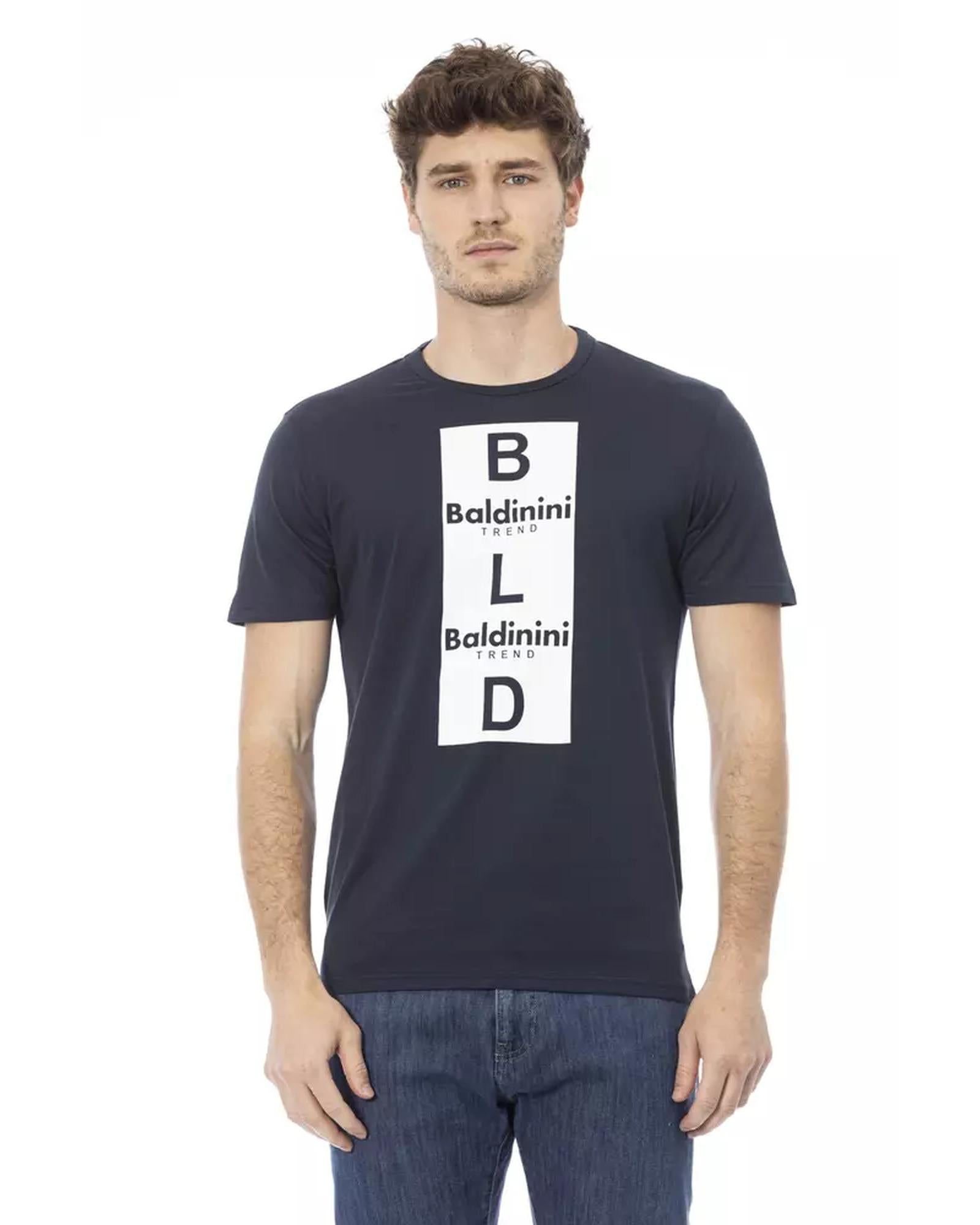 Short Sleeve T-shirt with Front Print XL Men Main image
