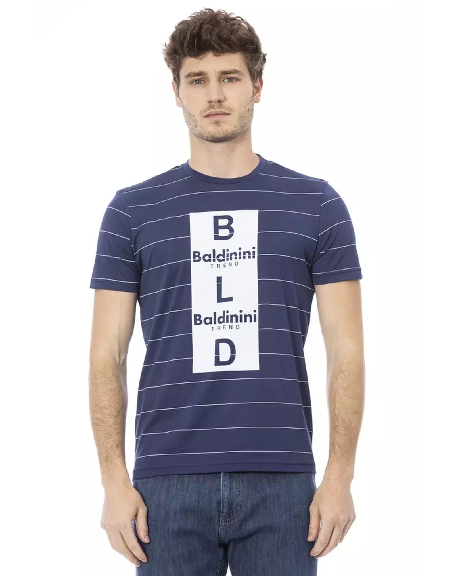 Short Sleeve T-shirt with Front Print S Men Main image