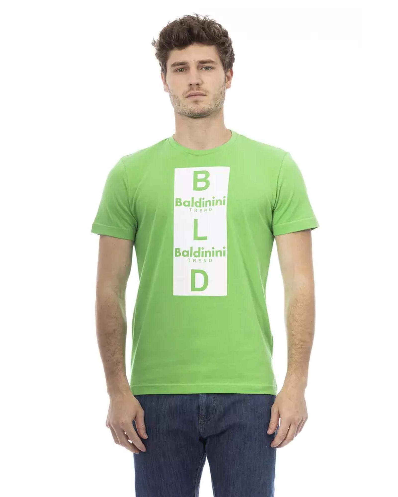 Short Sleeve T-shirt with Front Print XL Men Main image