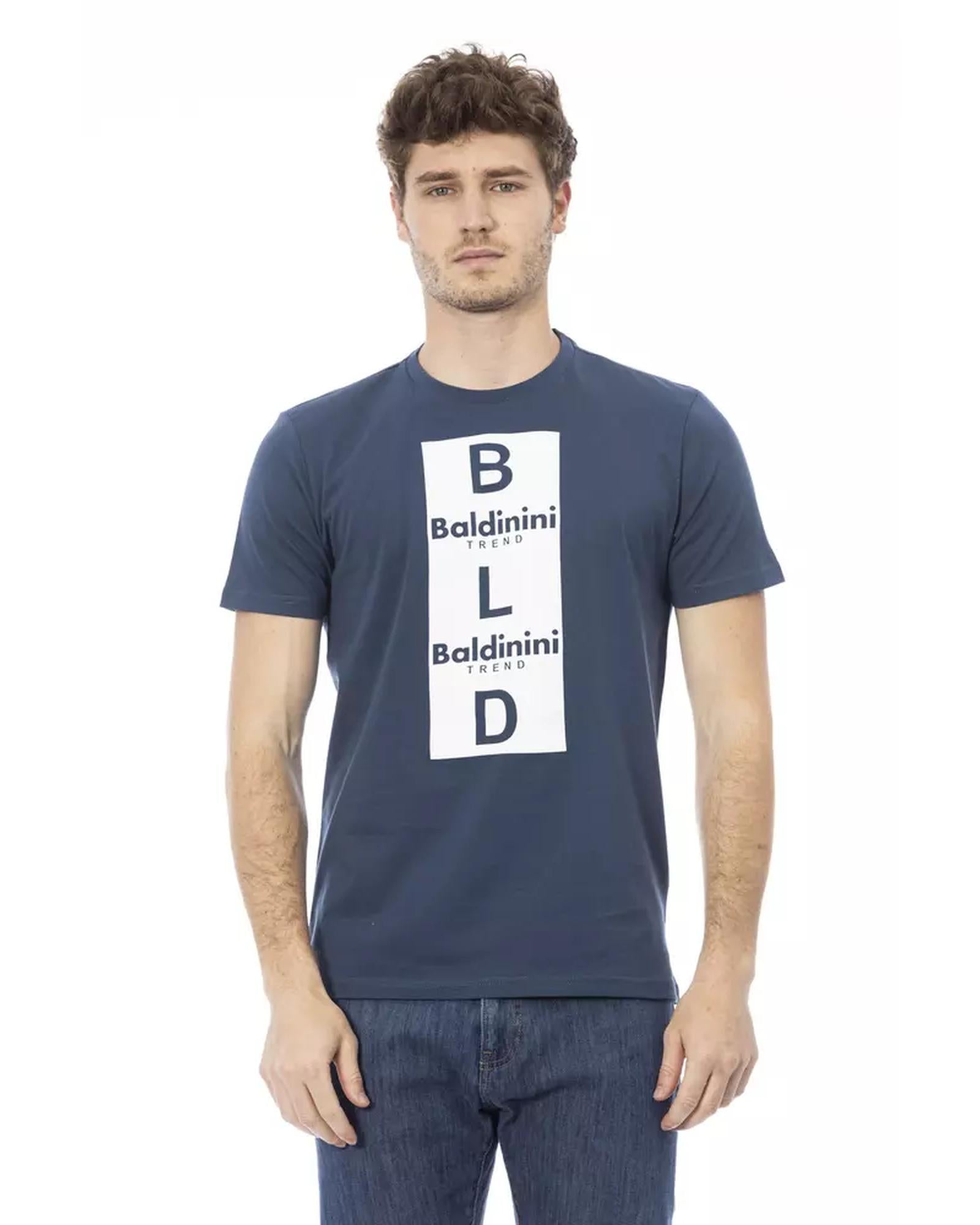 Short Sleeve T-shirt with Front Print S Men Main image