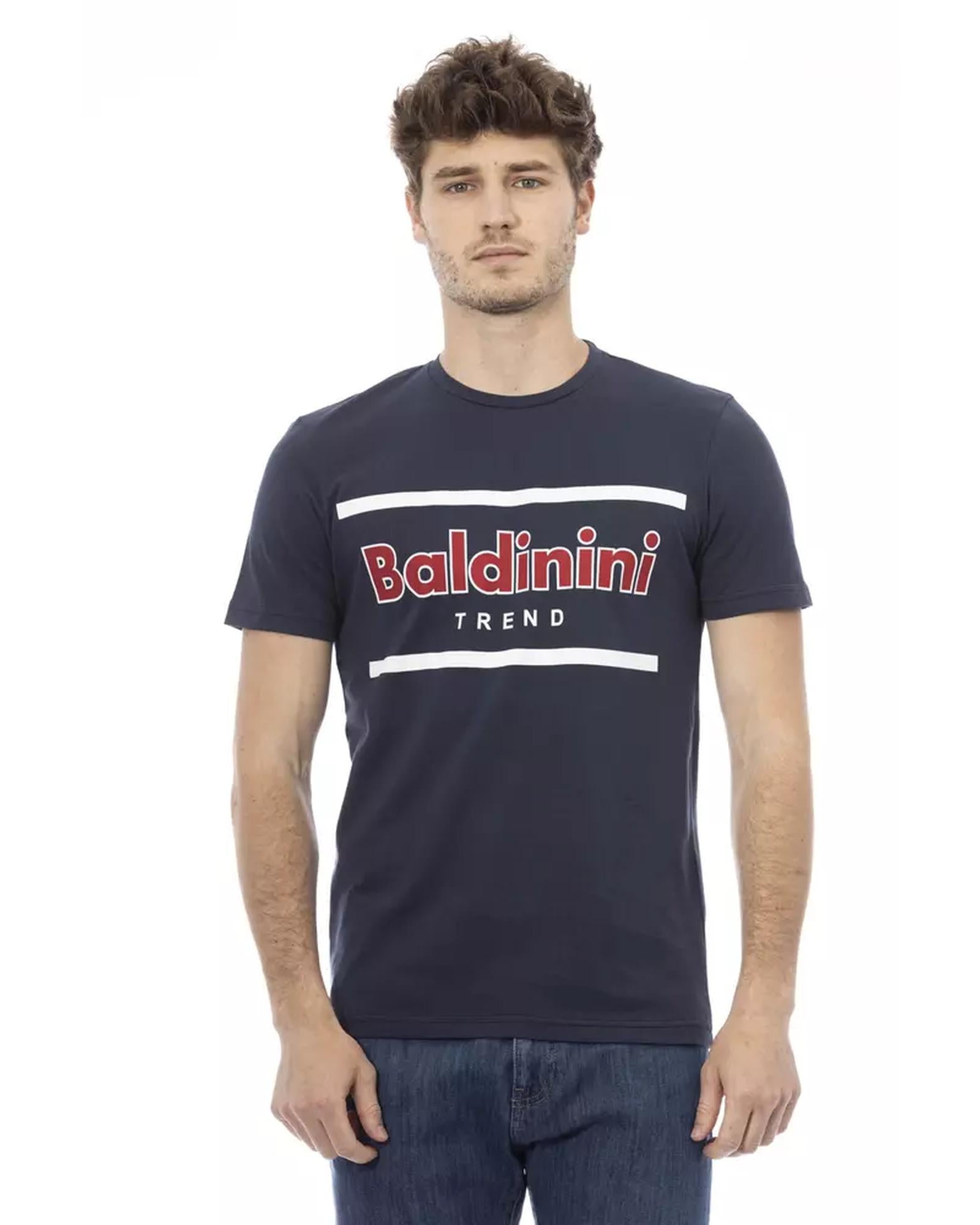 Short Sleeve T-shirt with Front Print XL Men Main image