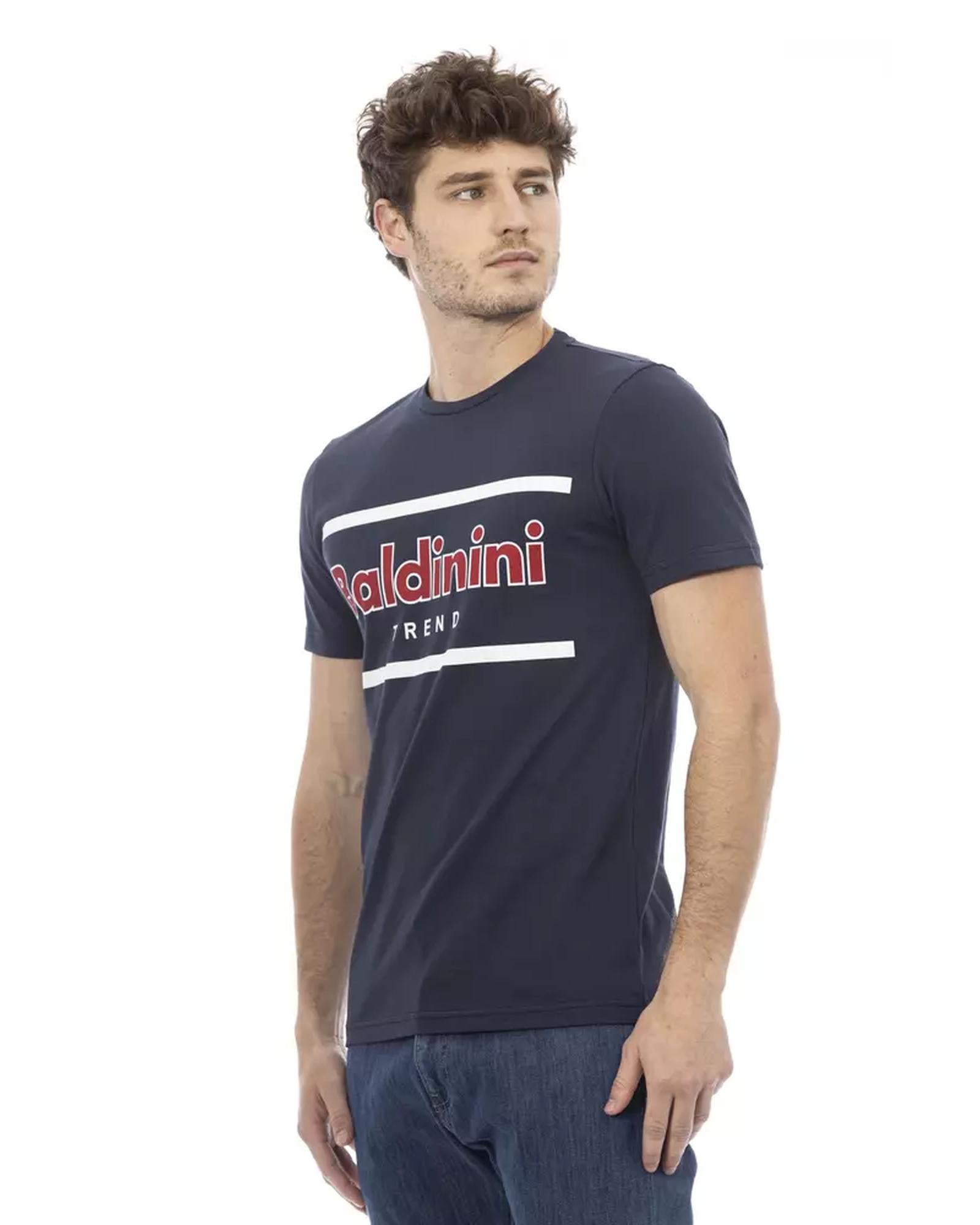 Short Sleeve T-shirt with Front Print XL Men Secondary image