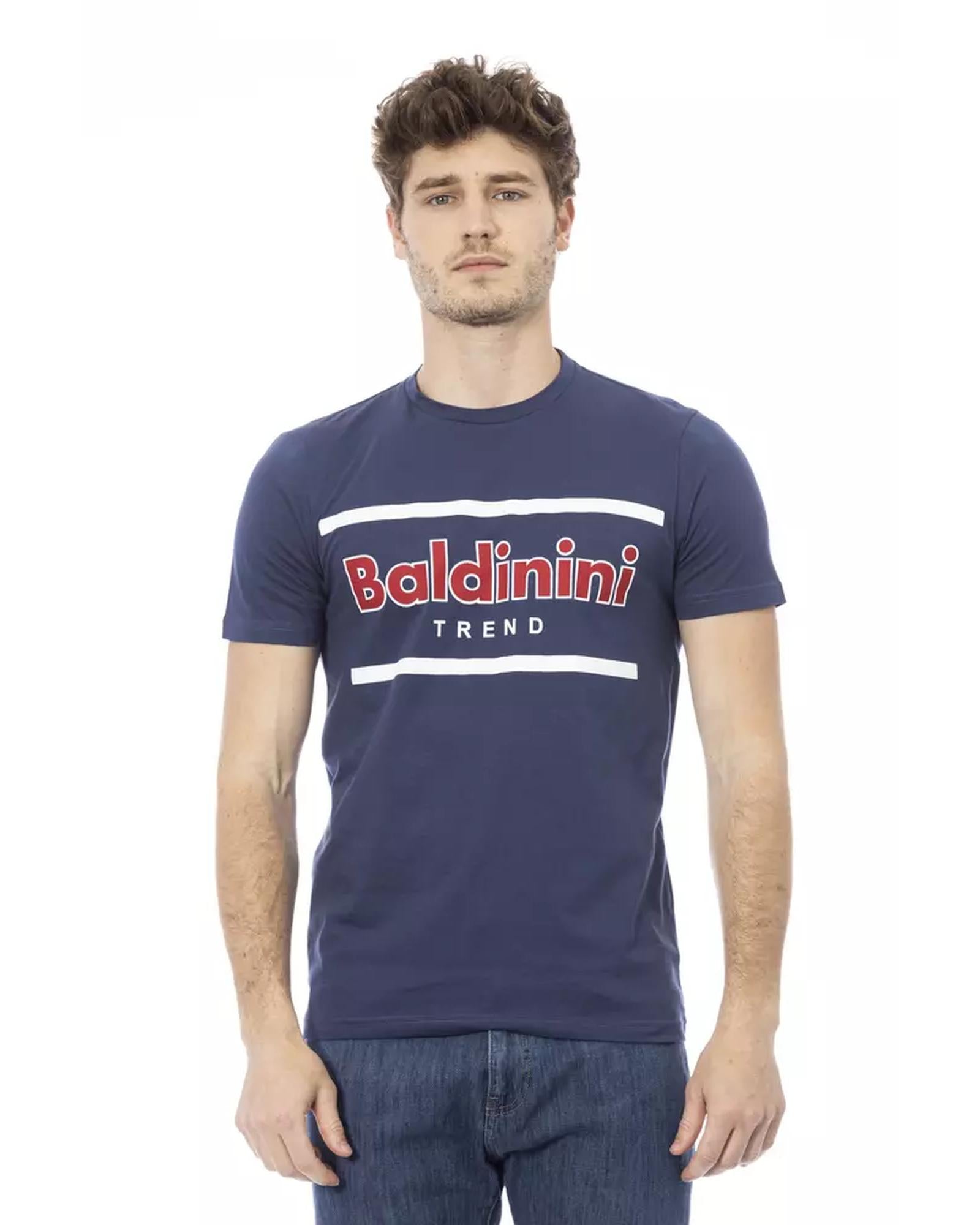 Short Sleeve T-shirt with Front Print L Men Main image