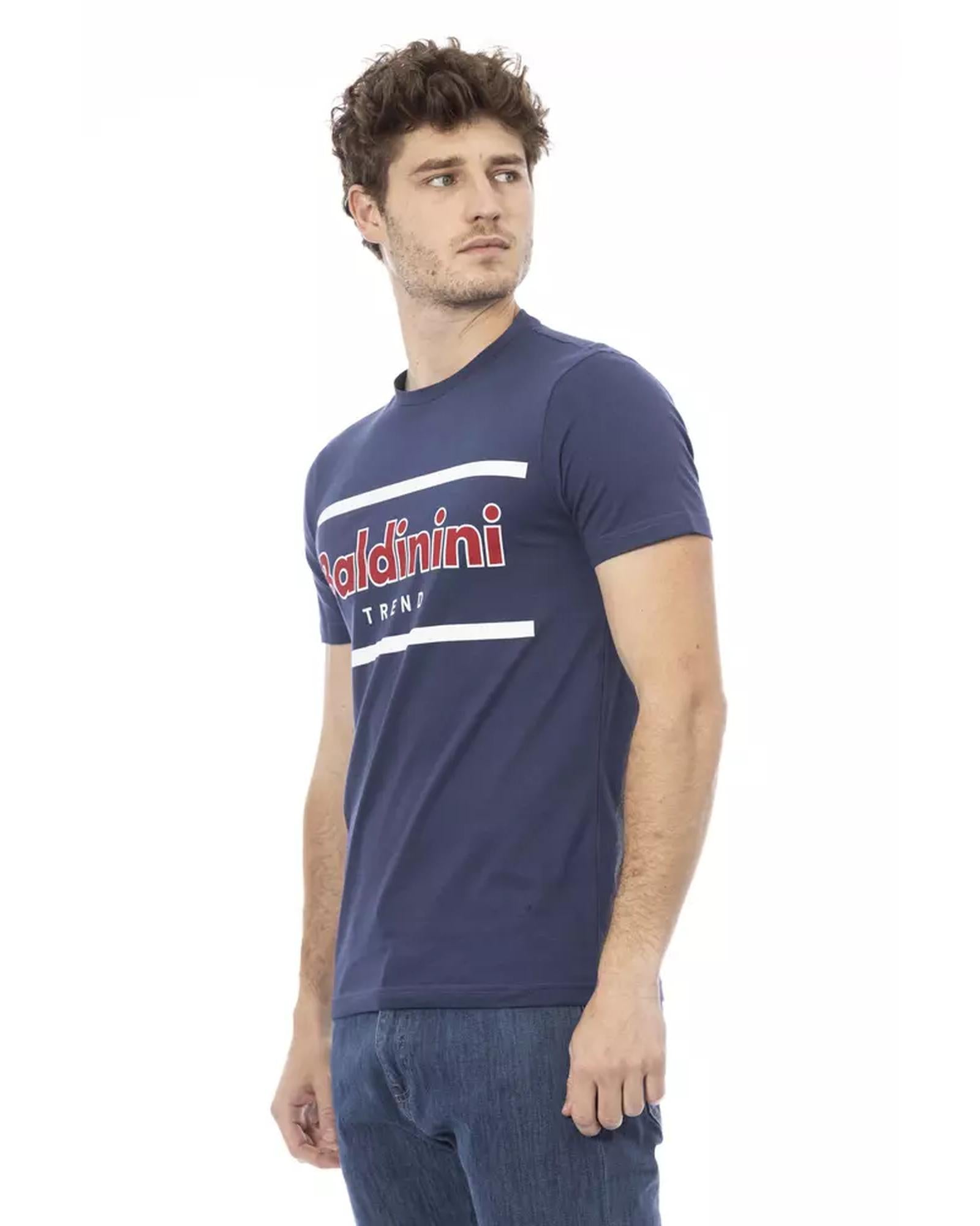 Short Sleeve T-shirt with Front Print L Men Secondary image