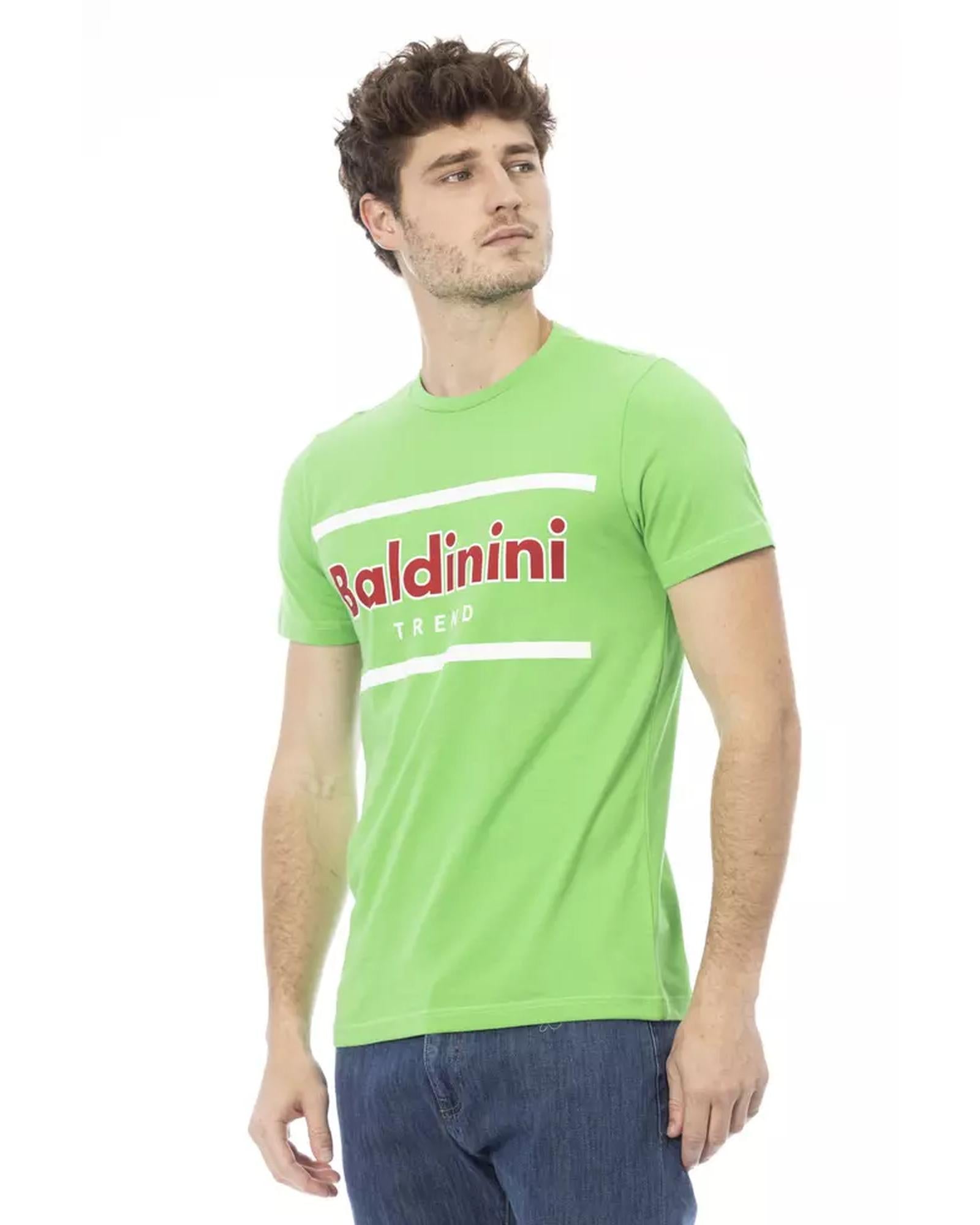 Short Sleeve T-shirt With Round Neck. Front Print. XL Men Secondary image