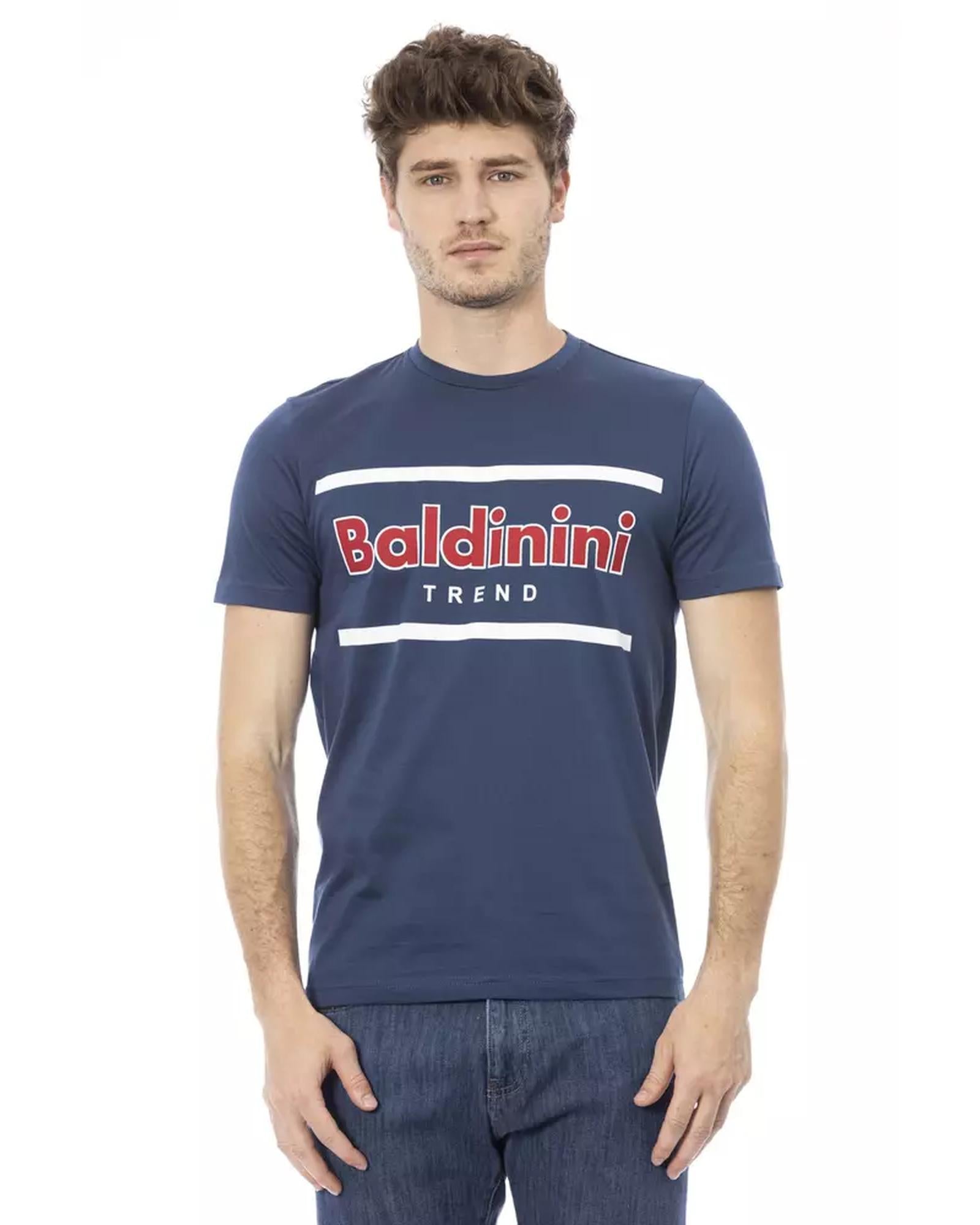 Short Sleeve T-shirt With Round Neck - Front Print XS Men Main image
