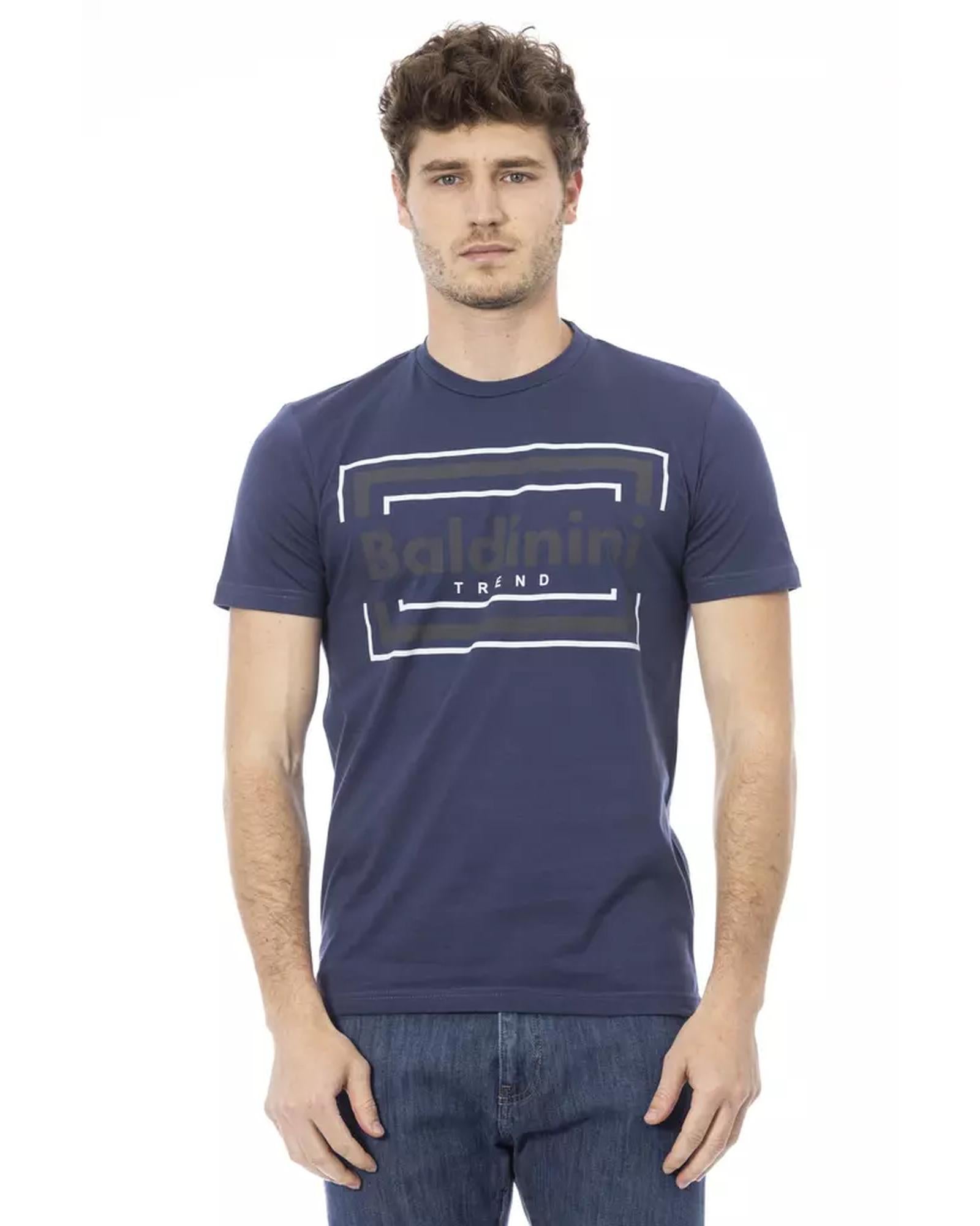 Front Print Short Sleeve T-shirt XS Men Main image