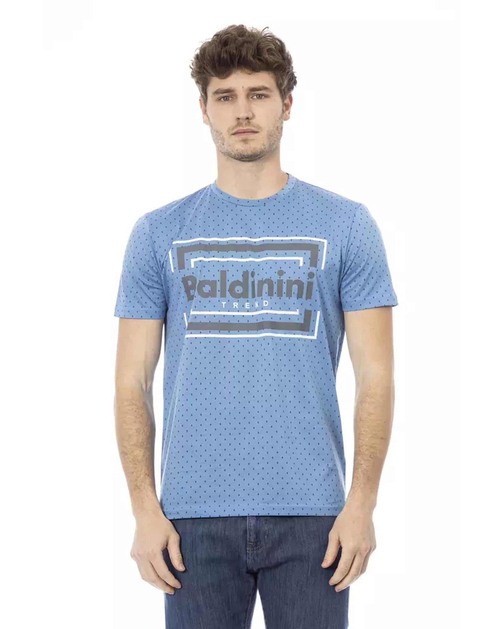 Short Sleeve T-shirt With Round Neck. Front Print. S Men Main image