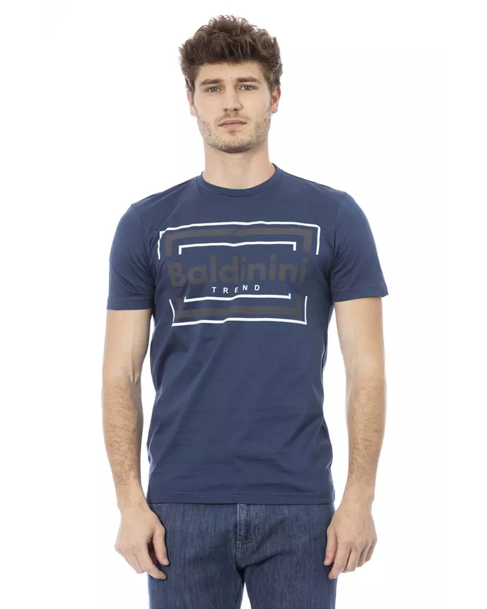Short Sleeve T-shirt with Front Print M Men Main image