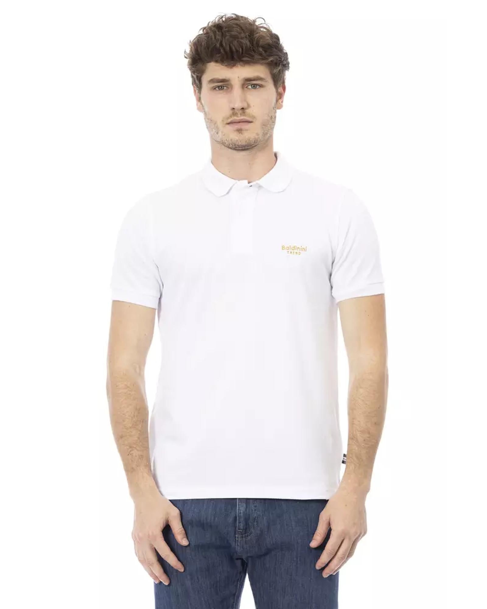Embroidered Short Sleeve Polo Shirt M Men Main image
