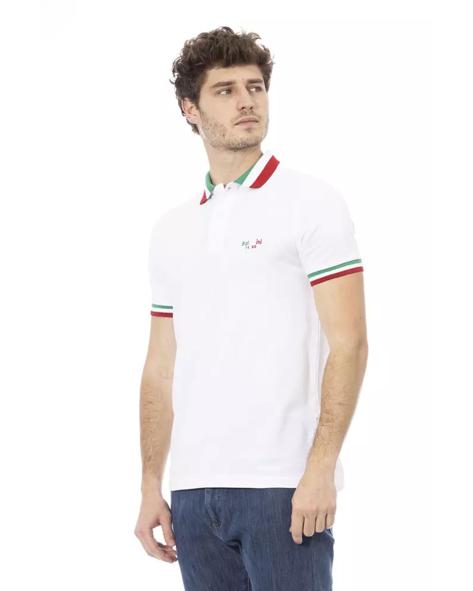 Embroidered Tricolor Collar Polo Shirt 3XL Men Secondary image