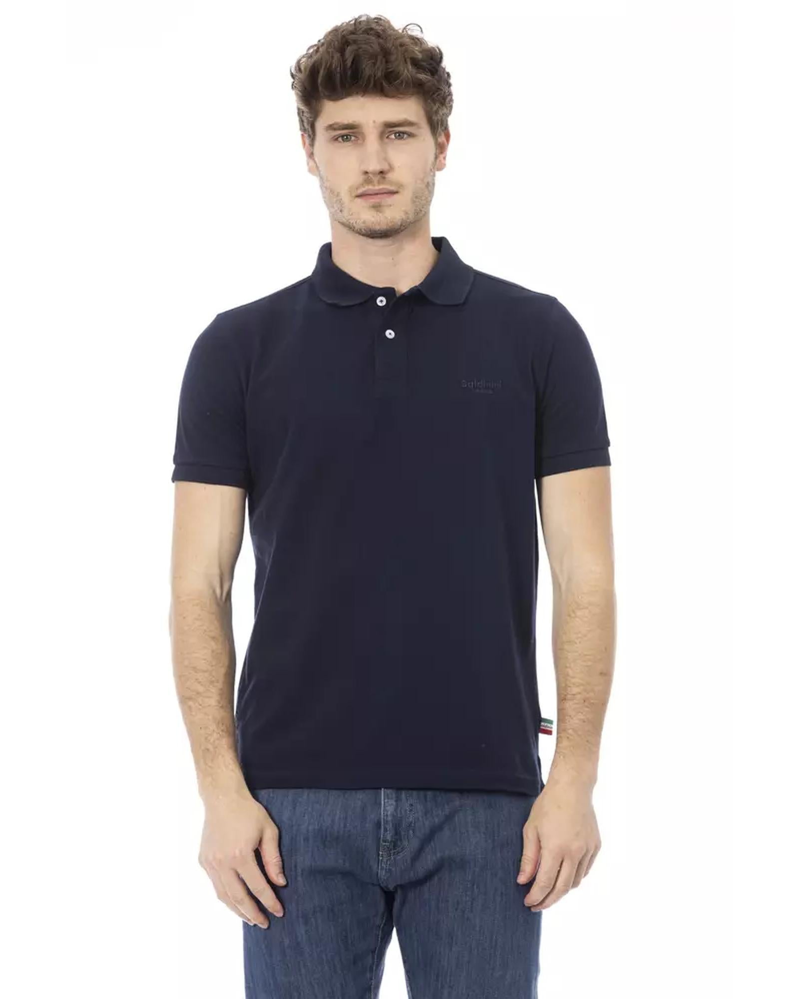Embroidered Polo Shirt with Short Sleeves 2XL Men Main image