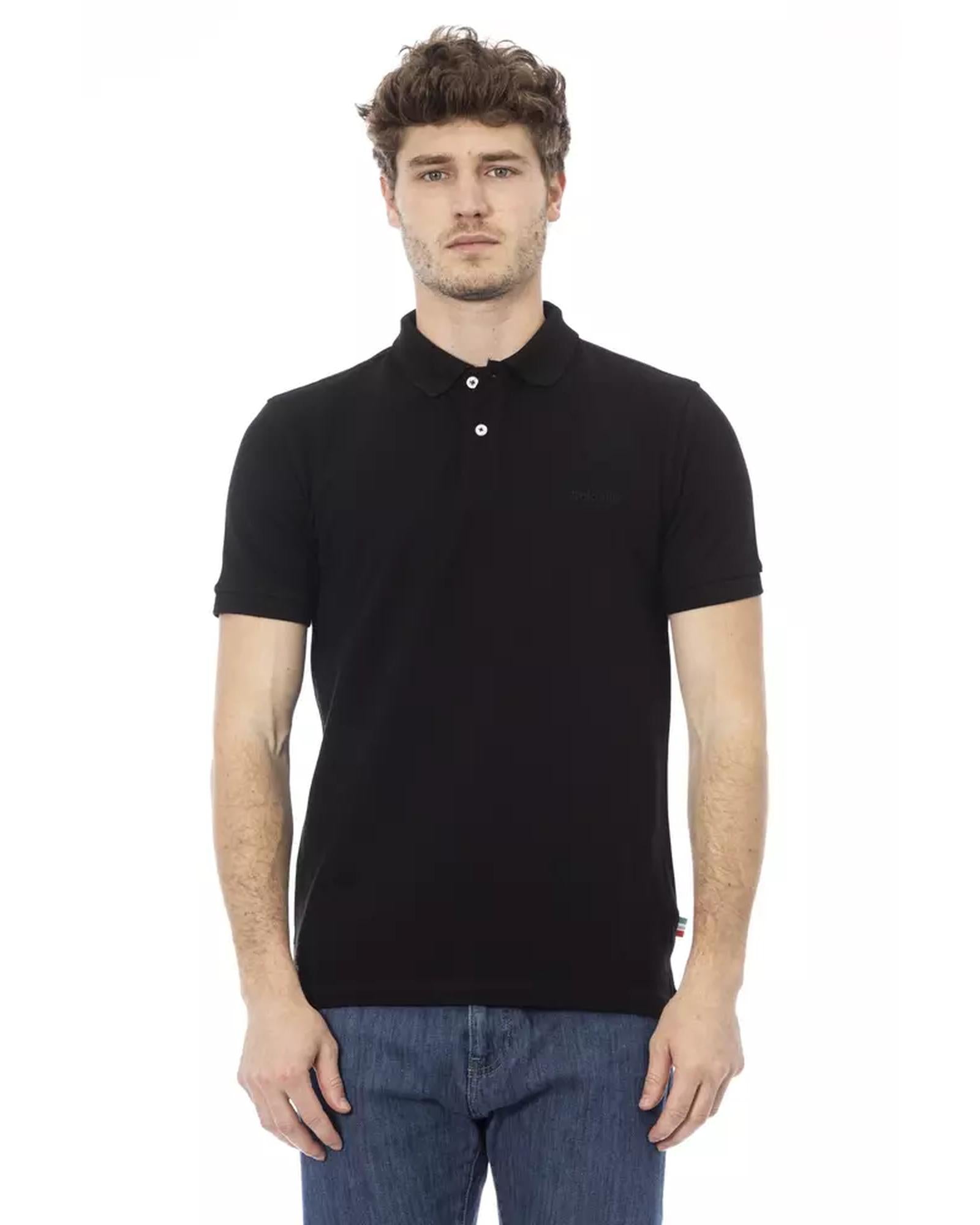 Embroidered Polo Shirt with Short Sleeves L Men Main image