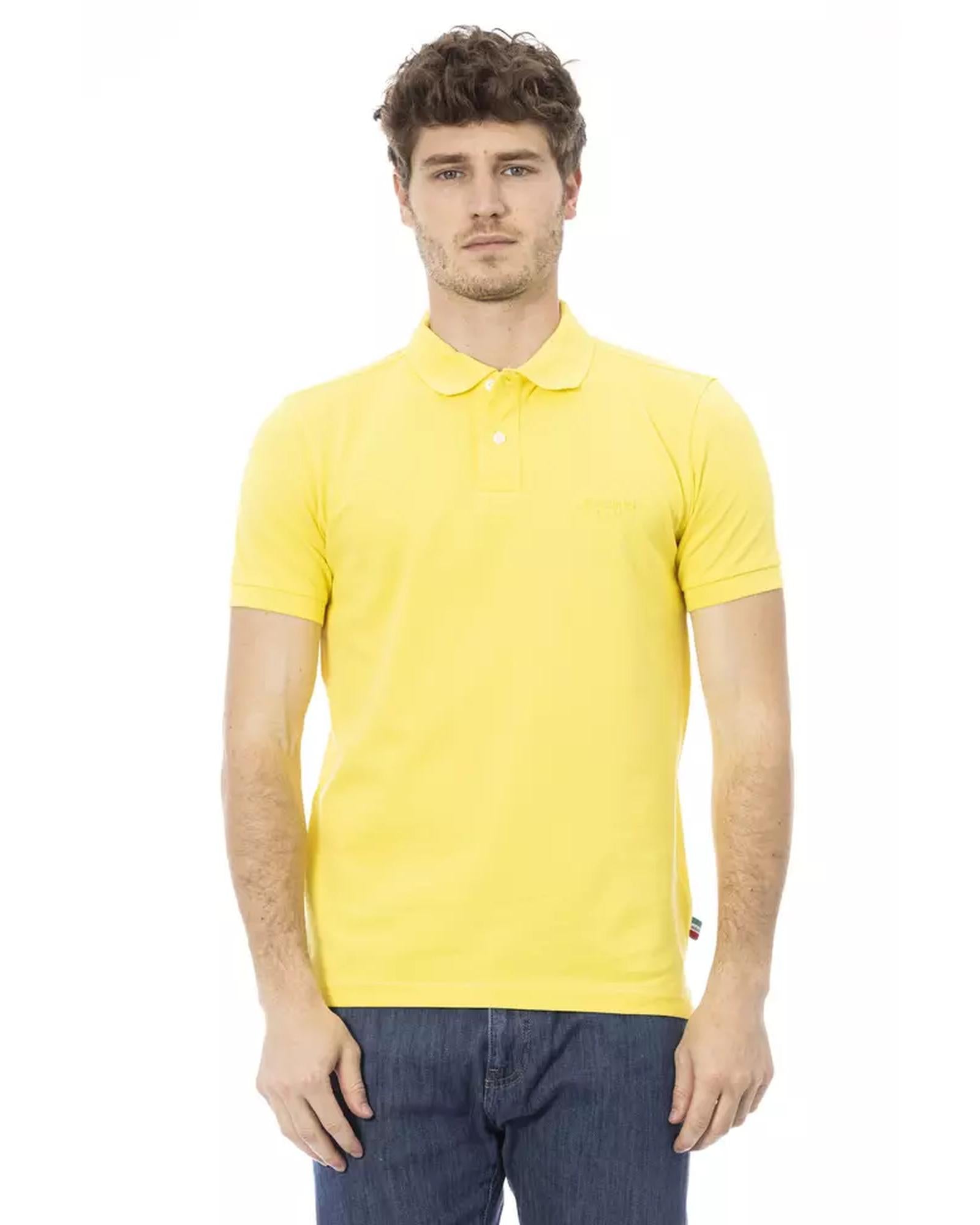 Embroidered Polo Shirt with Short Sleeves L Men Main image