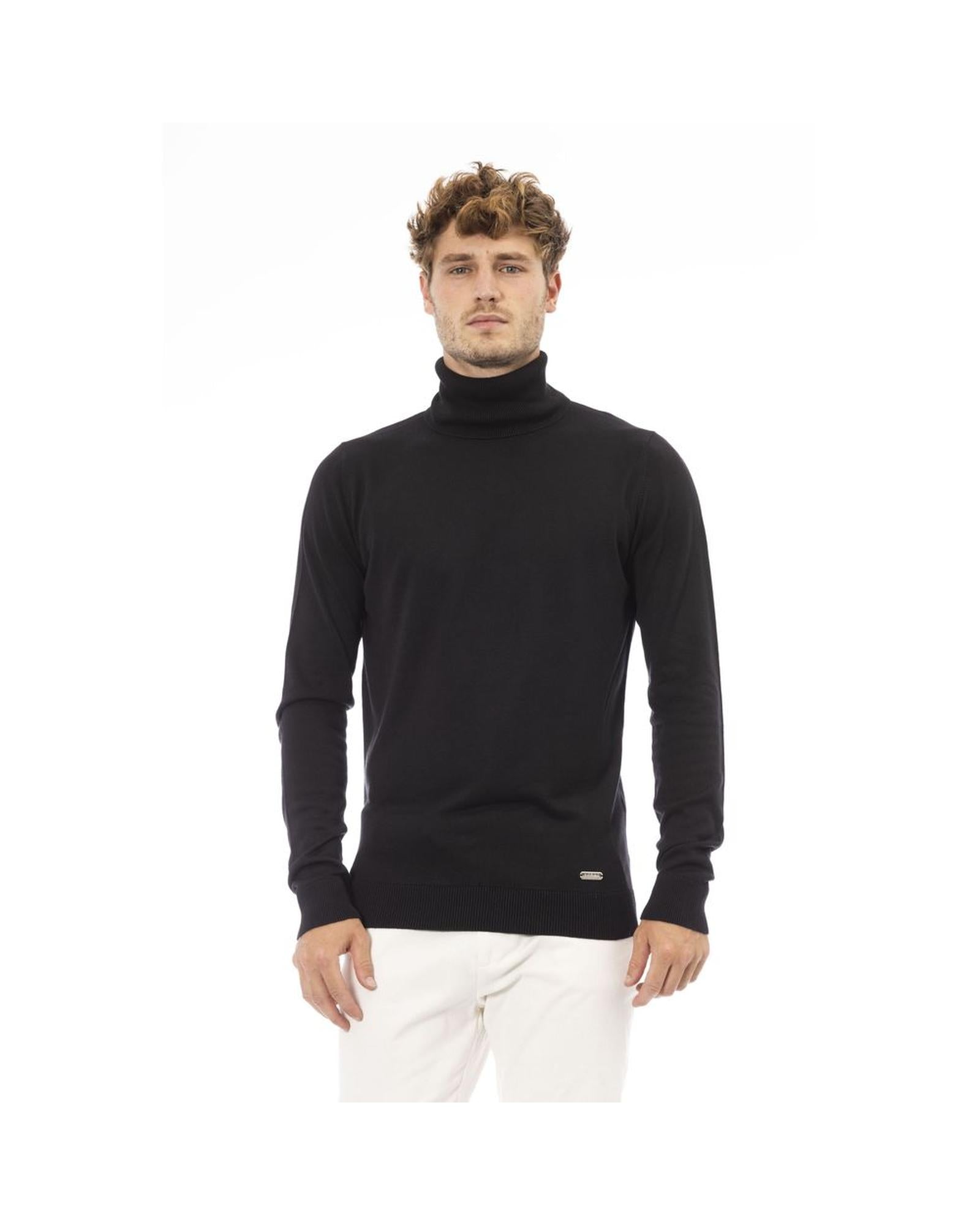 Baldinini Trend Men's Black Modal Sweater - 54 IT Main image