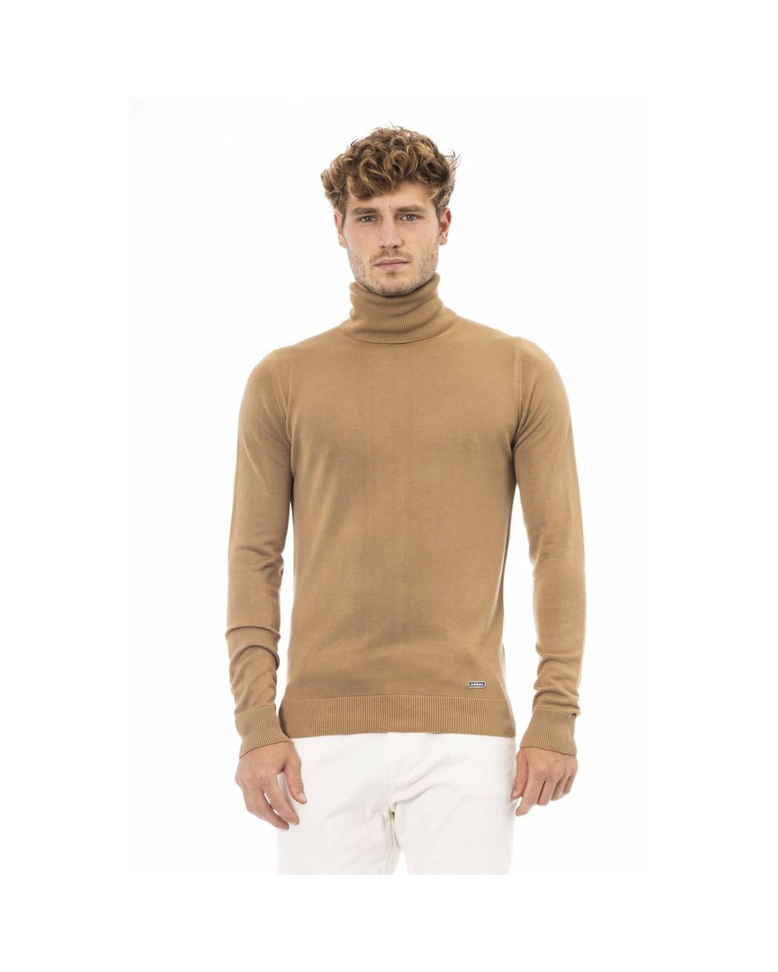 Baldinini Trend Men's Beige Modal Sweater - 52 IT Main image