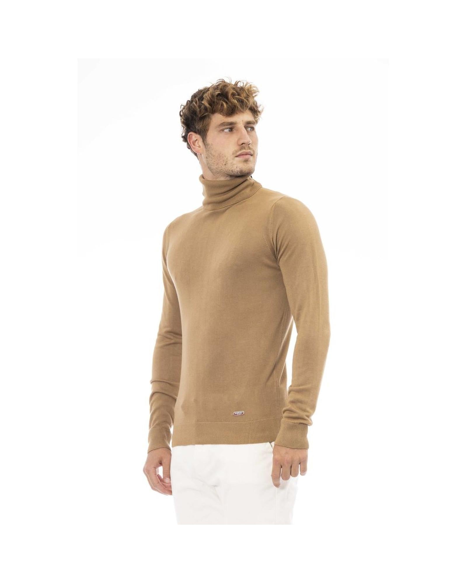 Baldinini Trend Men's Beige Modal Sweater - 52 IT Secondary image