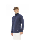 Baldinini Trend Men's Blue Modal Sweater - 50 IT