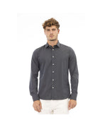 Baldinini Trend Men's Gray Cotton Shirt - 2XL