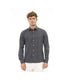 Baldinini Trend Men's Gray Cotton Shirt - 2XL