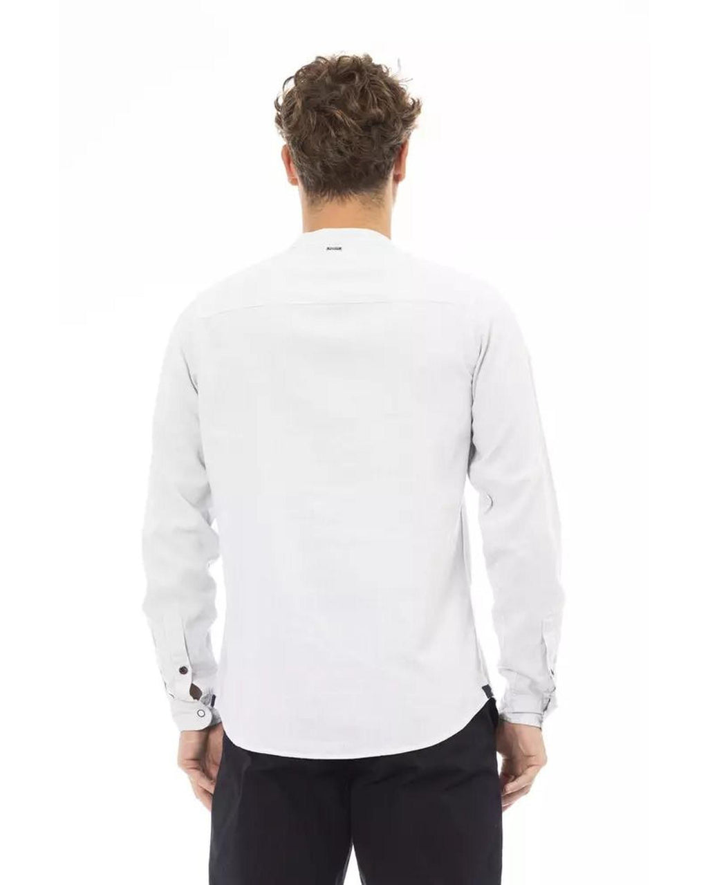 Baldinini Trend Men's White Rayon Shirt - L