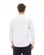 Baldinini Trend Men's White Rayon Shirt - L