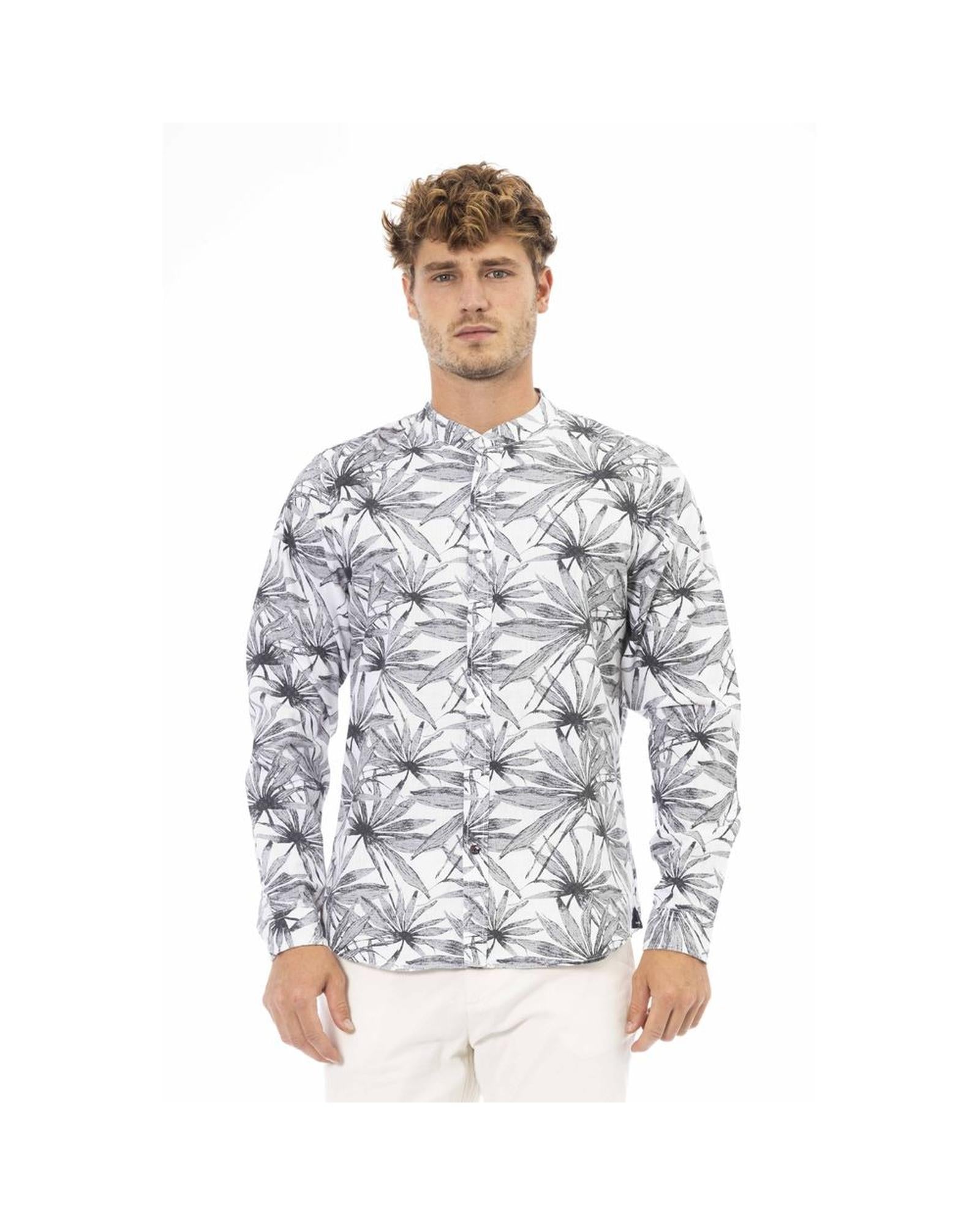 Baldinini Trend Men's Gray Cotton Shirt - M Main image
