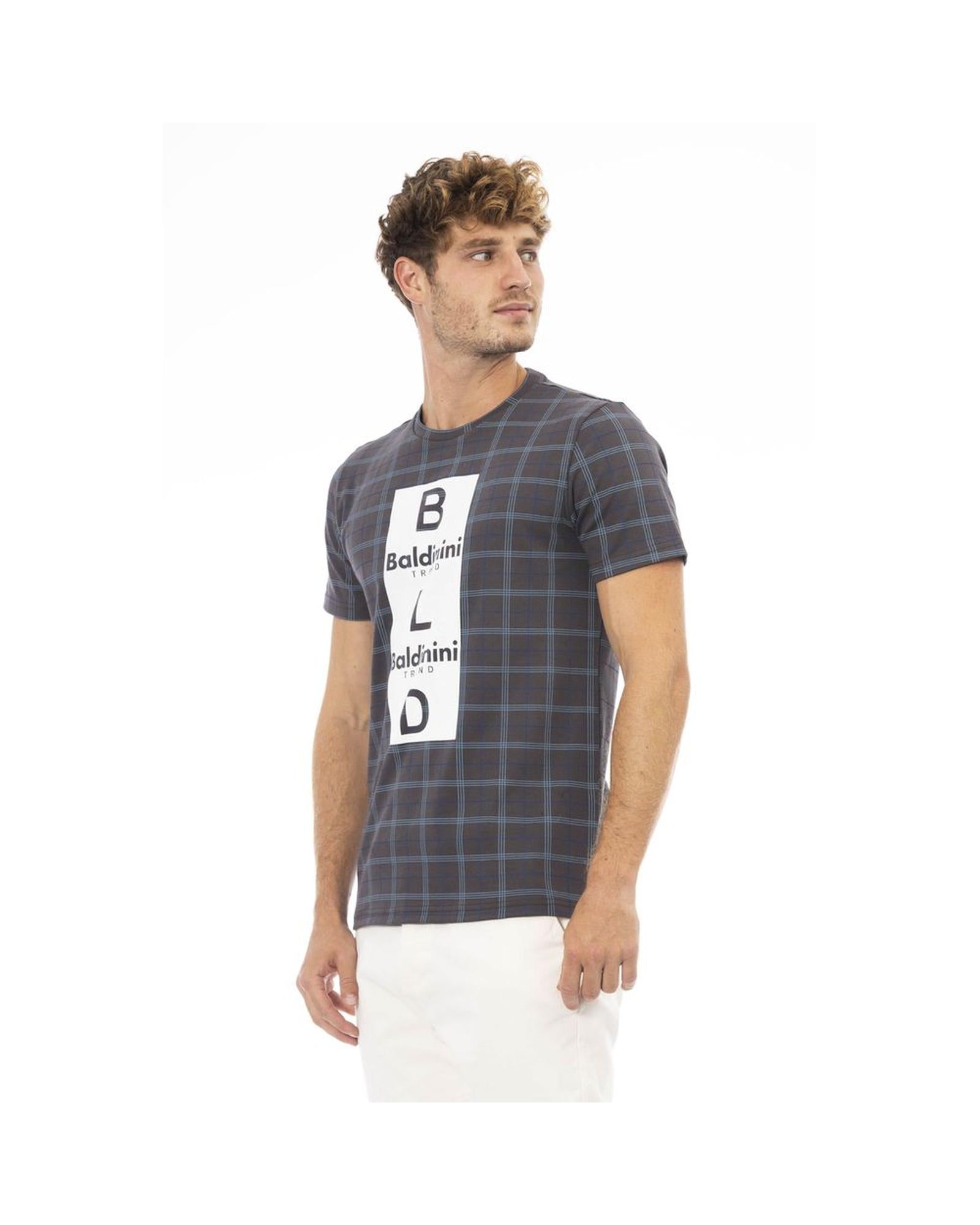 Baldinini Trend Men's Gray Cotton T-Shirt - 2XL Secondary image