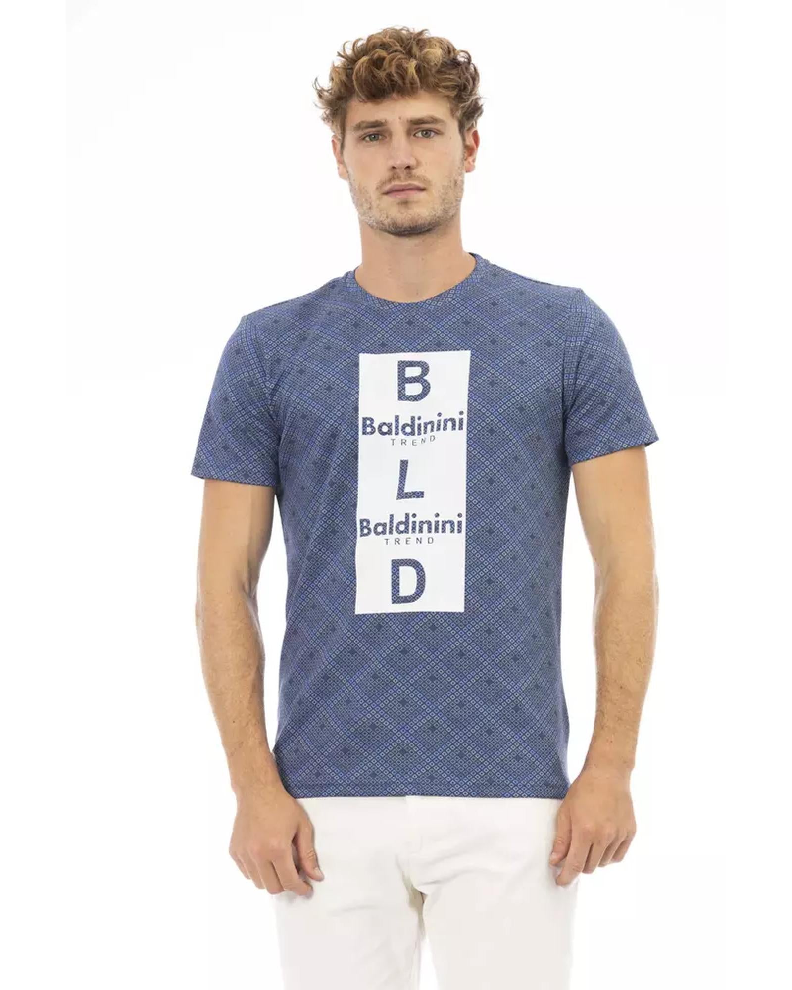 Front Print Short Sleeve T-shirt S Men Main image