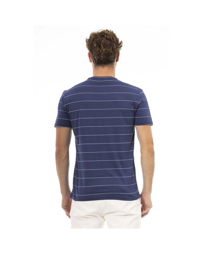 Baldinini Trend Men's Blue Cotton T-Shirt - XL
