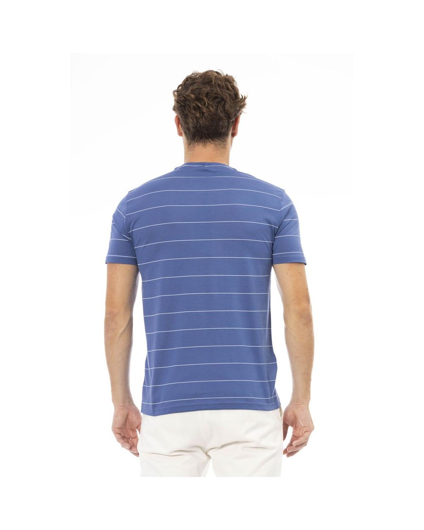 Baldinini Trend Men's Blue Cotton T-Shirt - XL