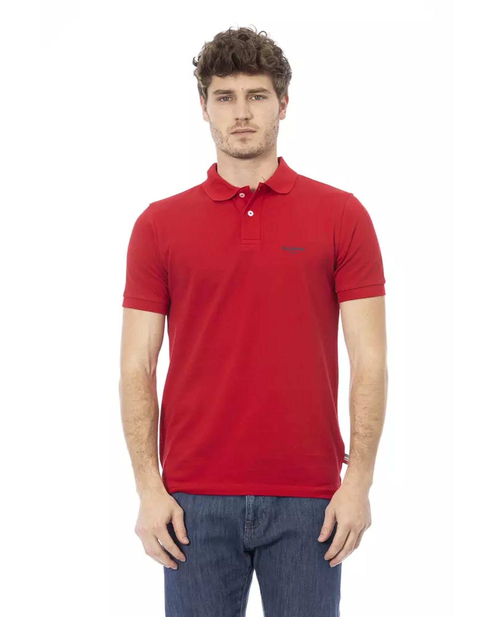 Embroidered Short Sleeve Polo Shirt M Men Main image